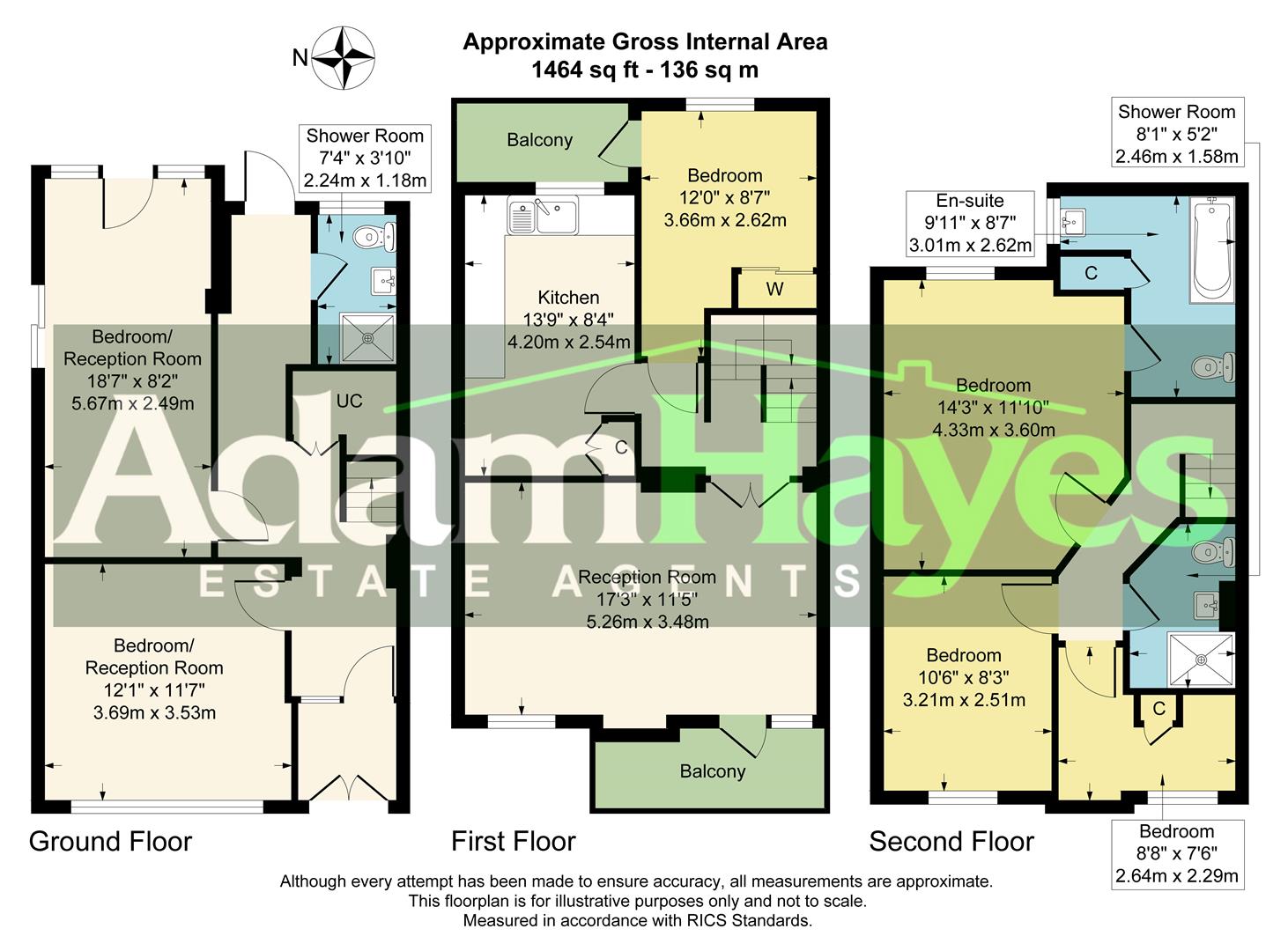 42, Waverley Grove, London floorplan