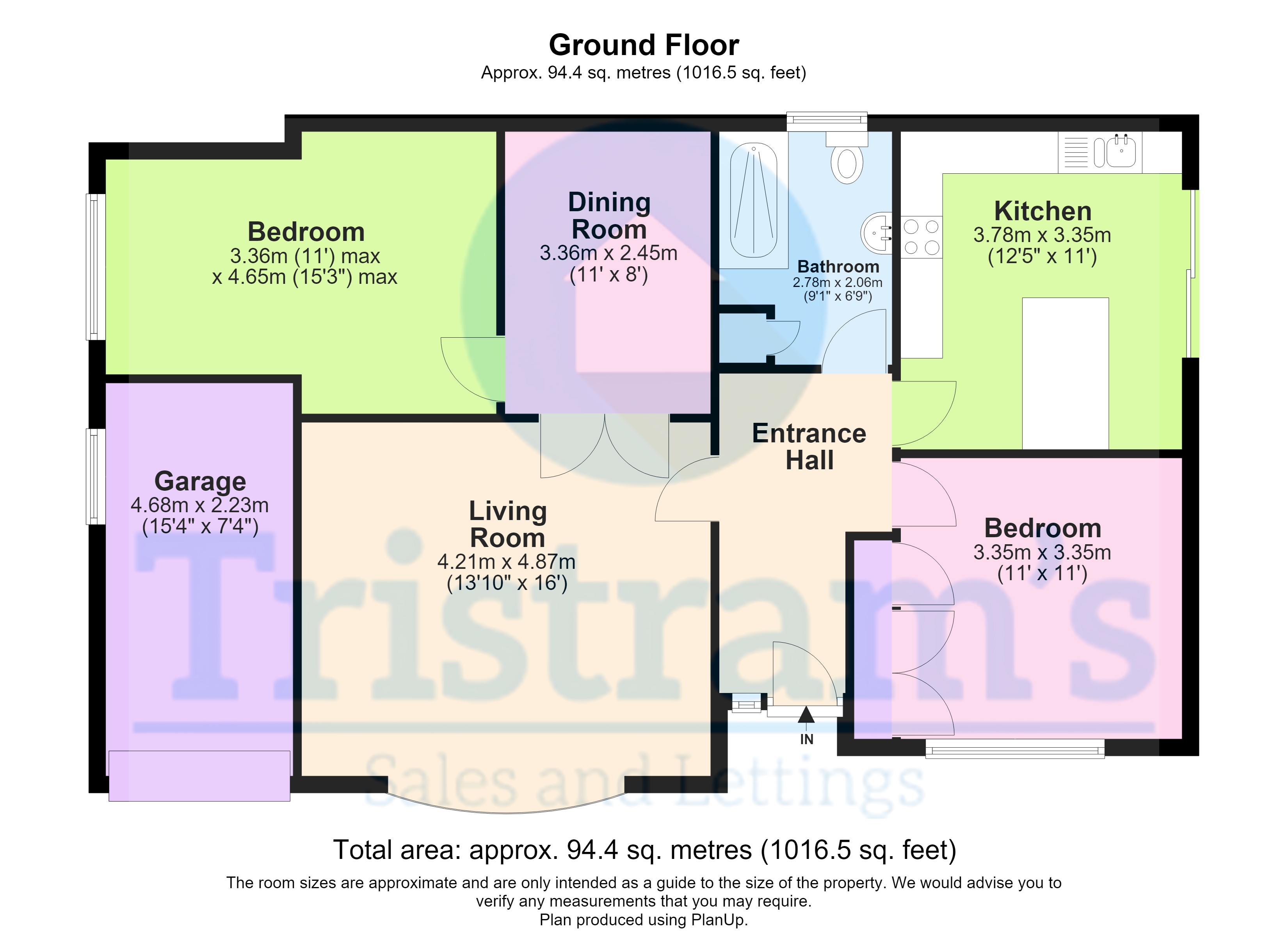 9, Rivergreen Crescent, Nottingham floorplan