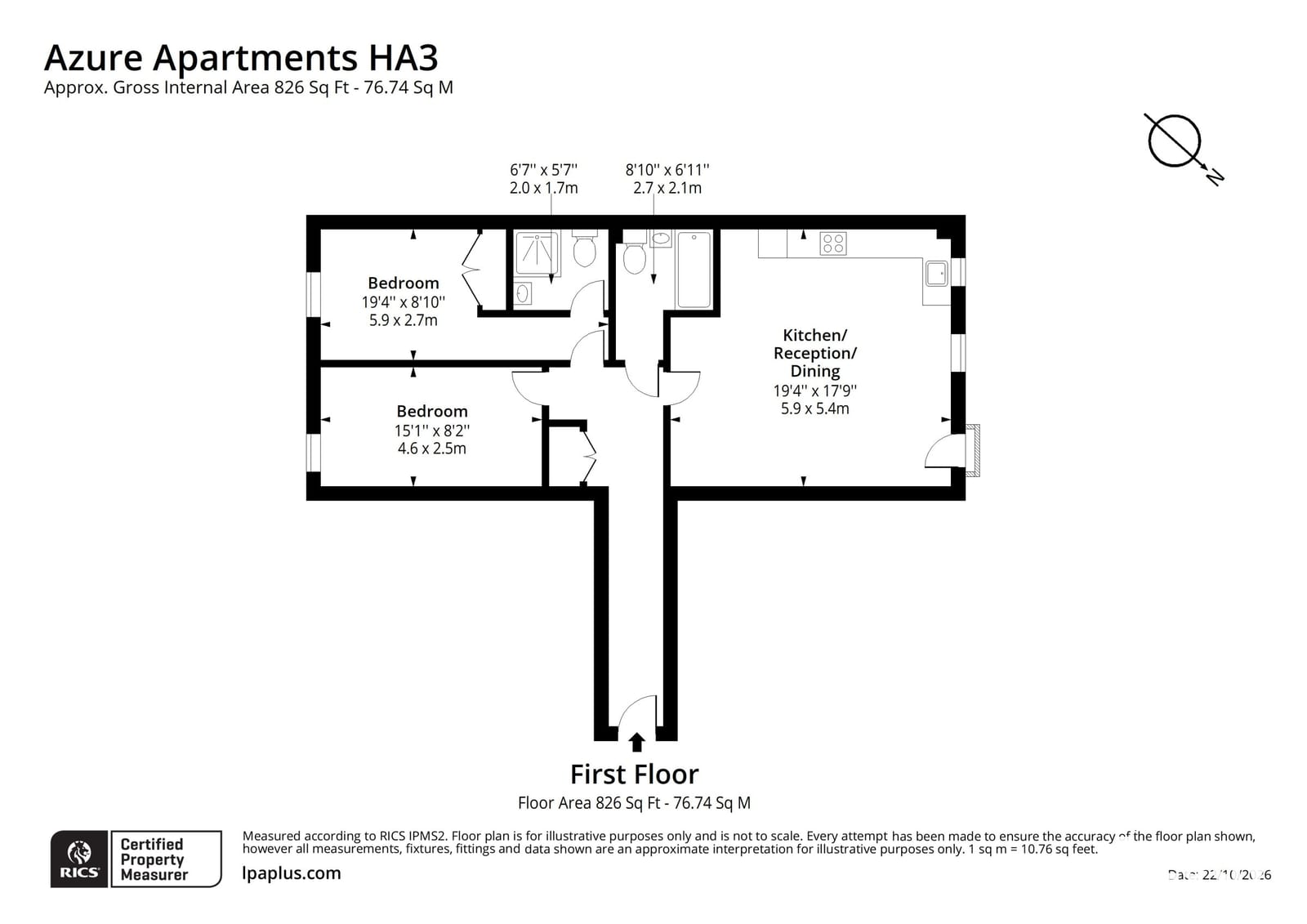 High Road, Harrow floorplan