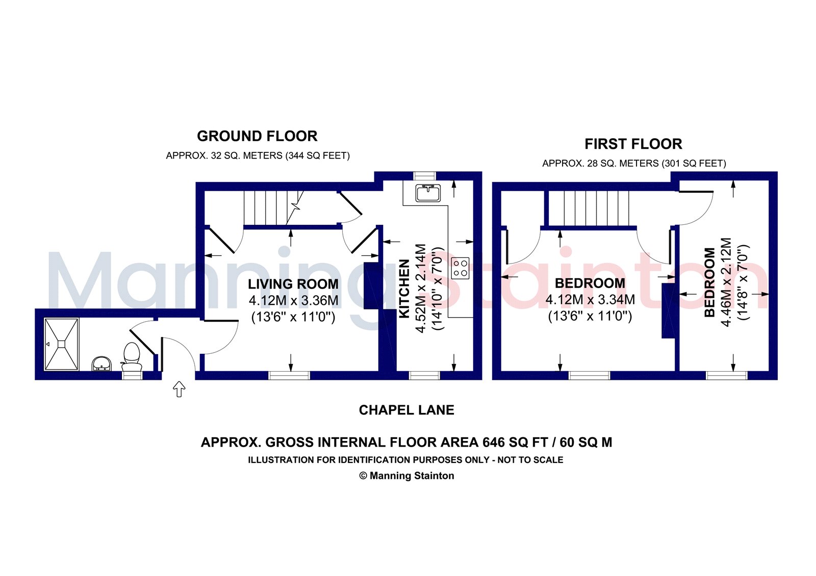 21, Chapel Lane, West Yorkshire floorplan