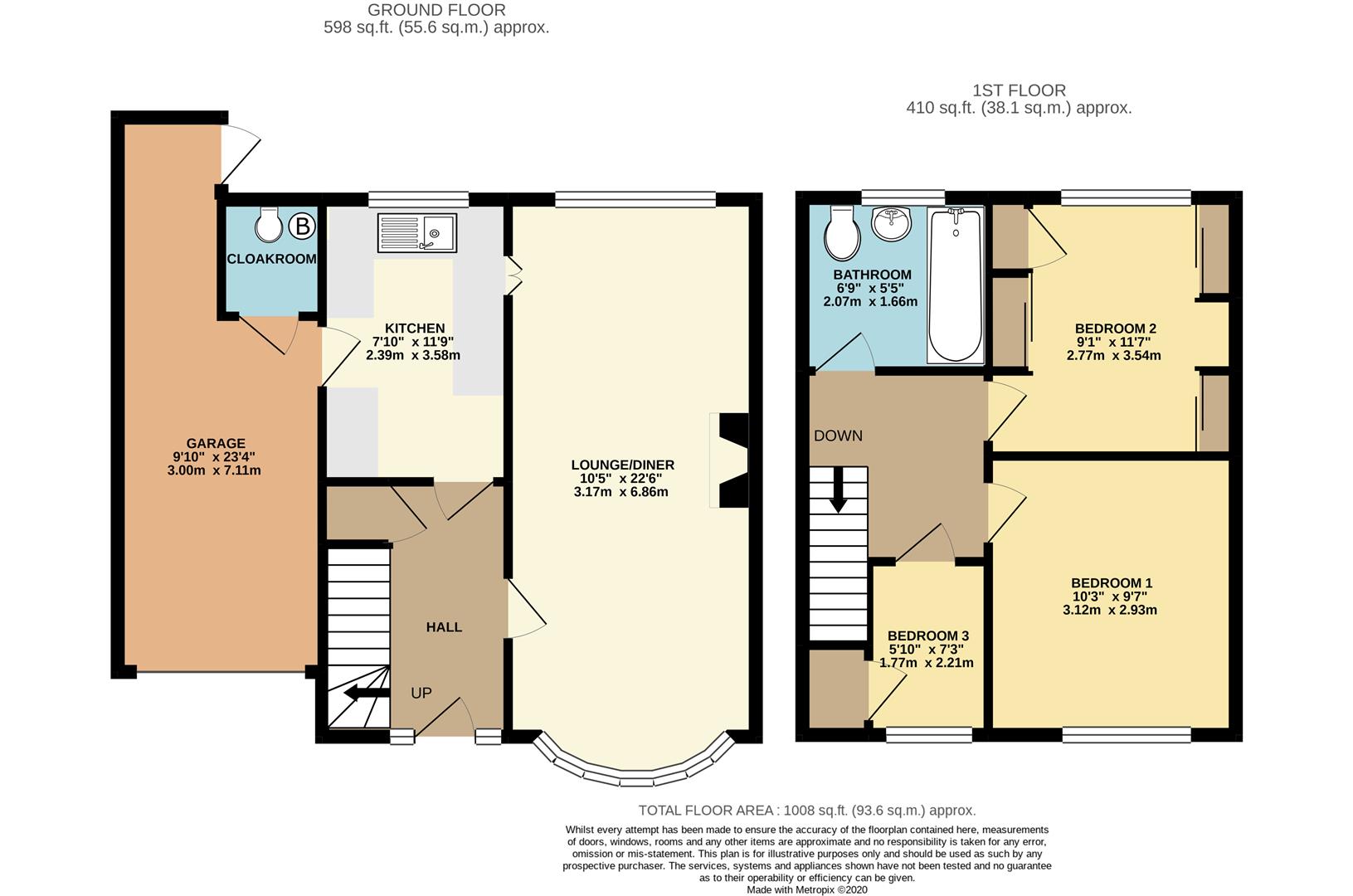 17, Hillside Road, Brixham floorplan