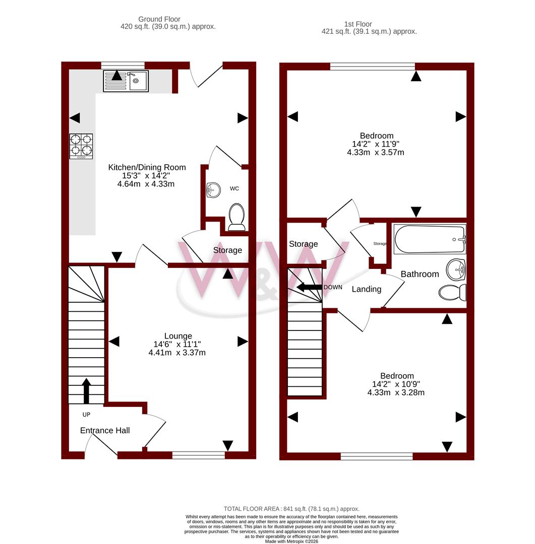 22, Willowherb Road, Southampton floorplan