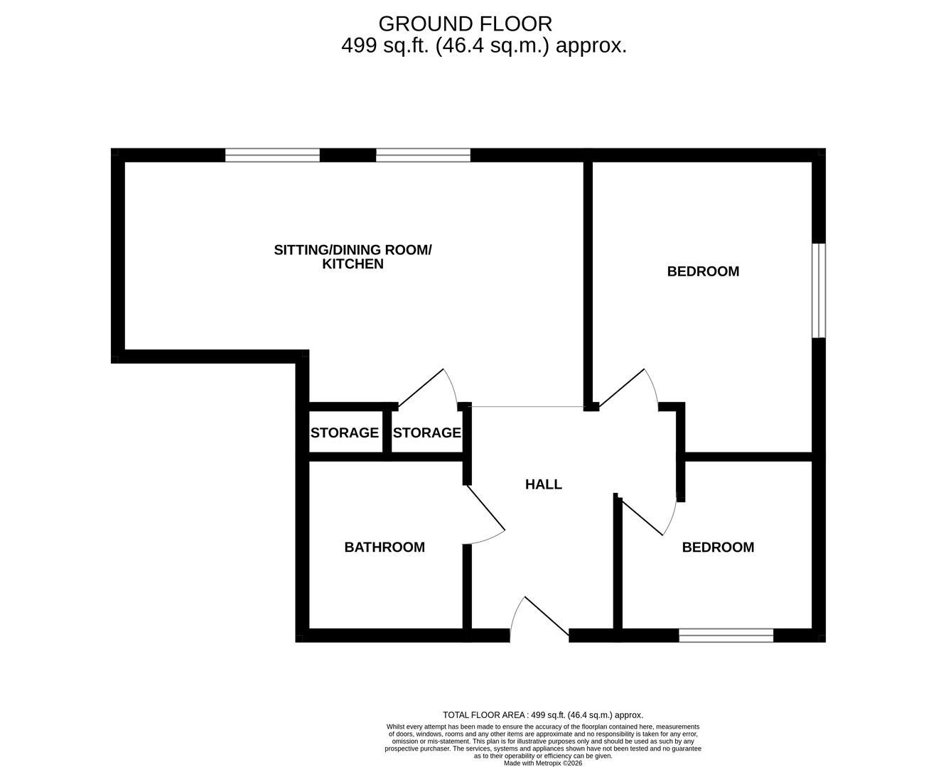 18, Twerton Farm Close, Bath floorplan