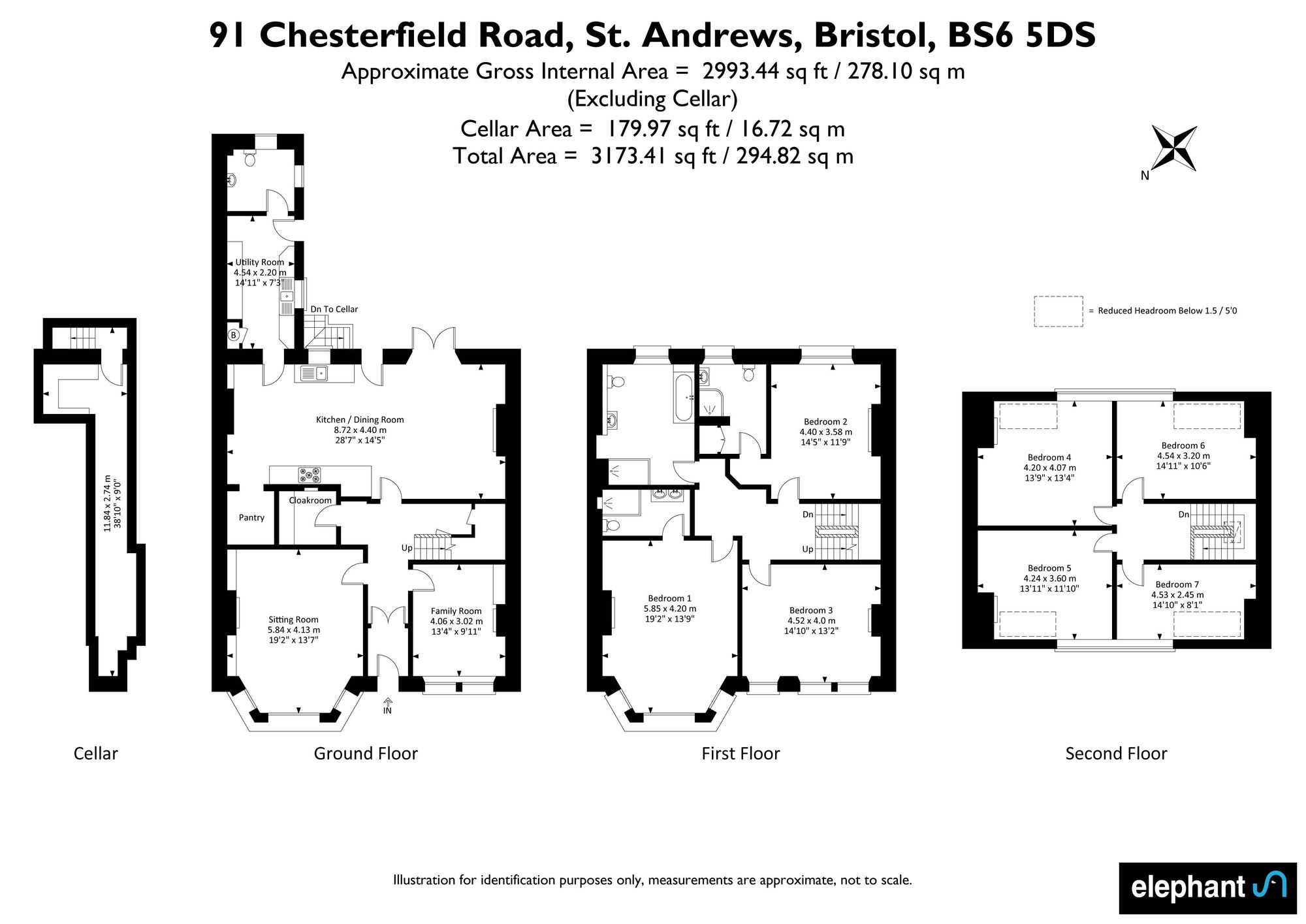 91 Chesterfield Road, Bristol floorplan