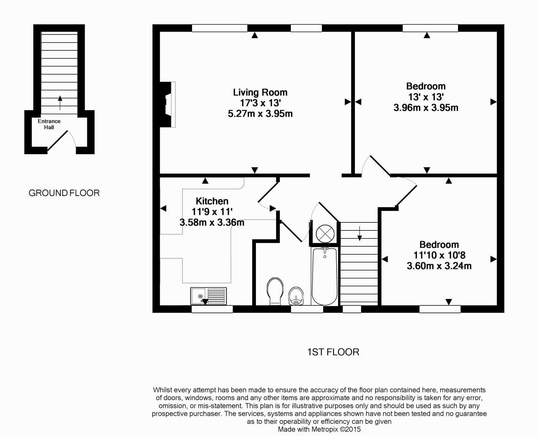 2 Bedrooms Flat to rent in Victoria Road, Fleet GU51