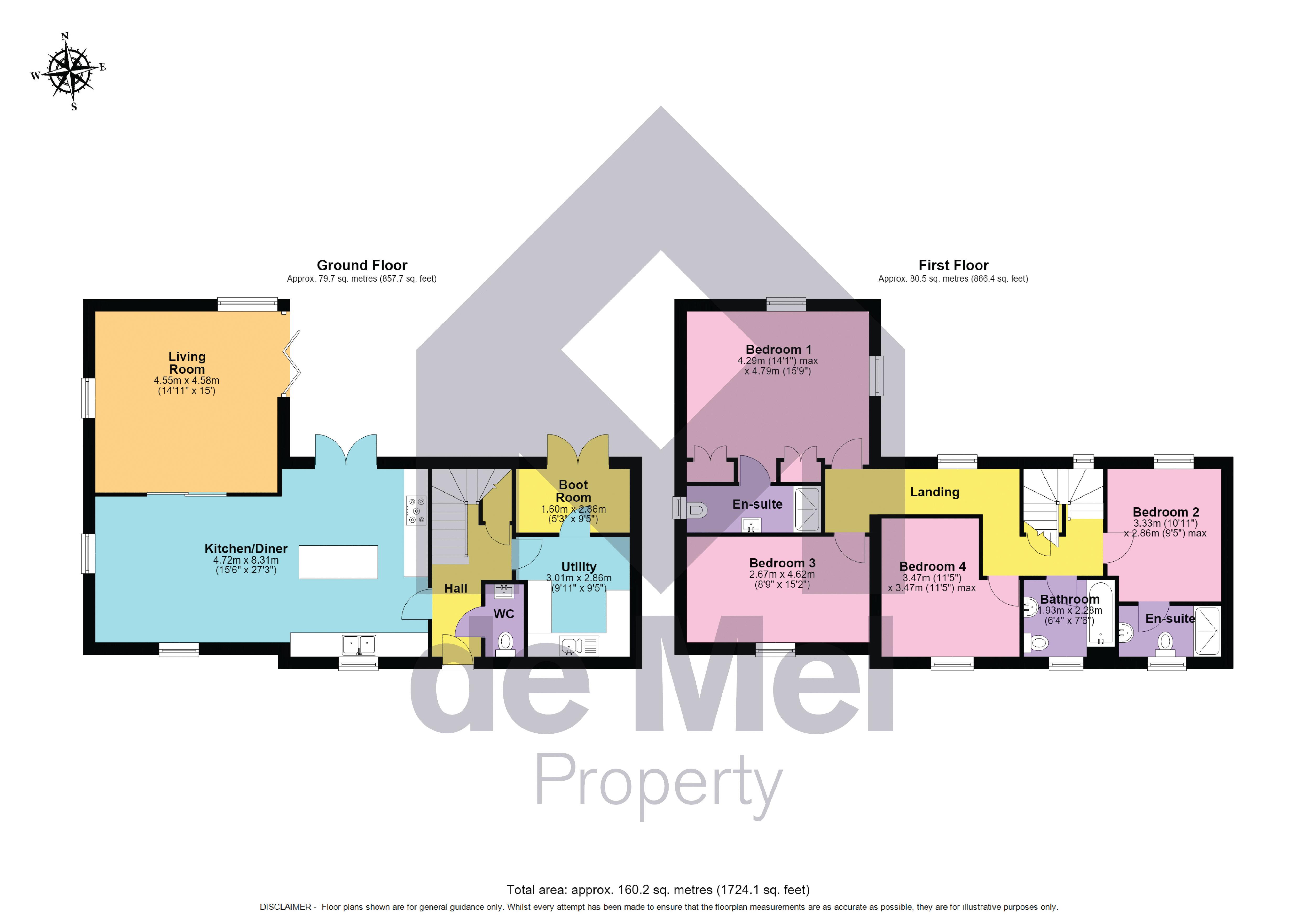 63, Cambrian Road, Tewkesbury floorplan