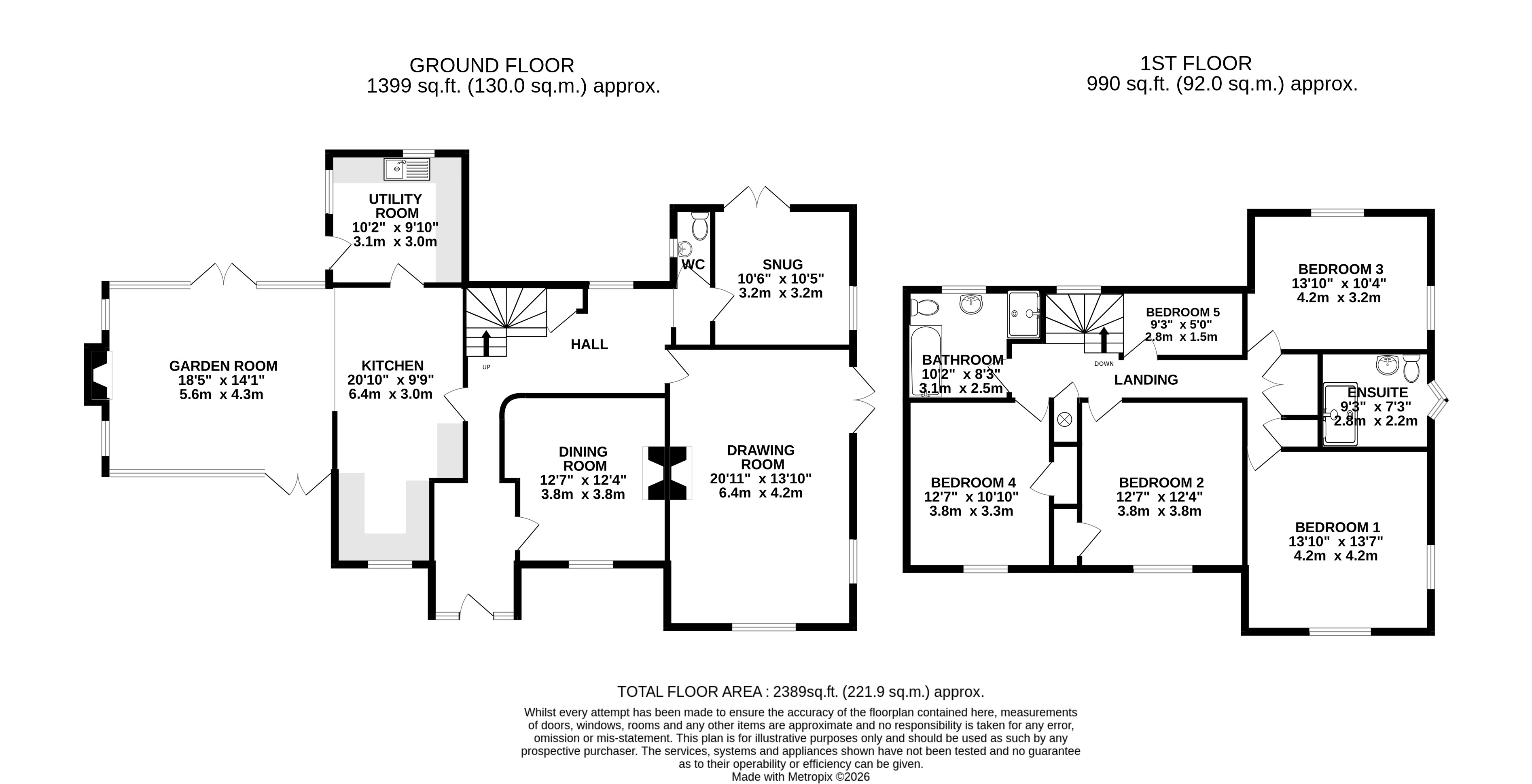 America Farm, America Road, Colchester floorplan