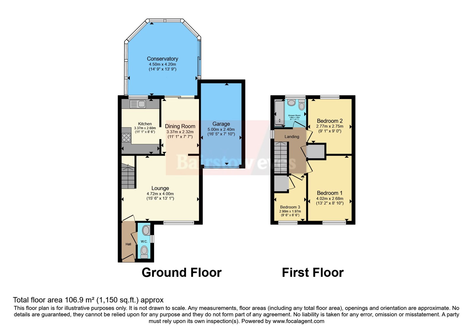 7, Lytham Road, Nottingham floorplan