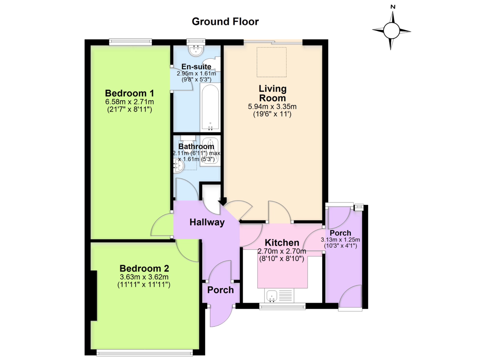 204e High Street, Swanage floorplan