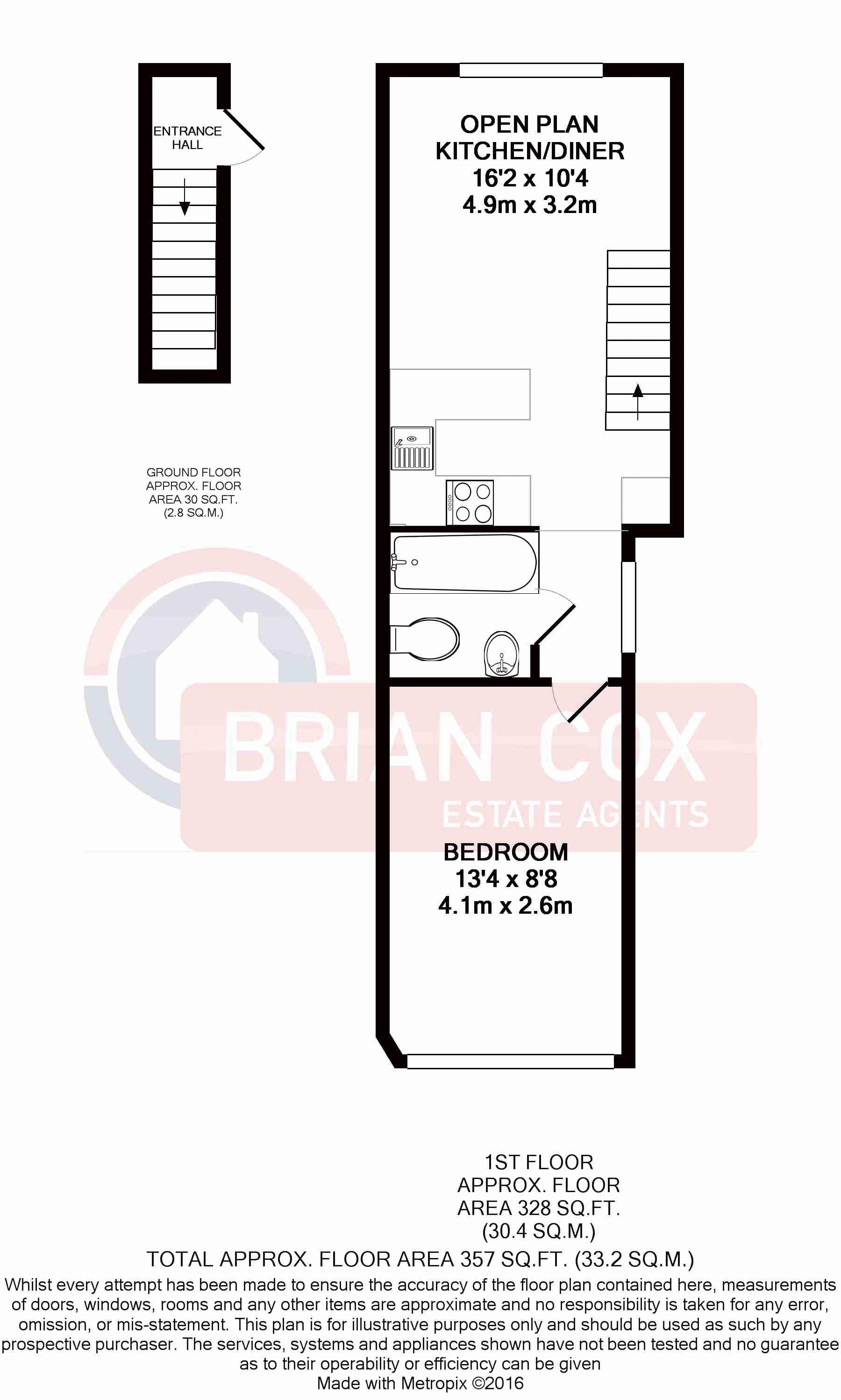97E, Arundel Drive, Harrow floorplan