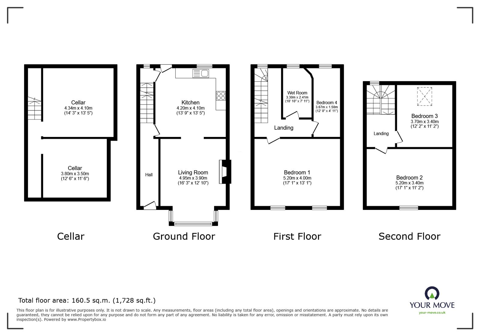 14, Grove Street, Barnsley floorplan