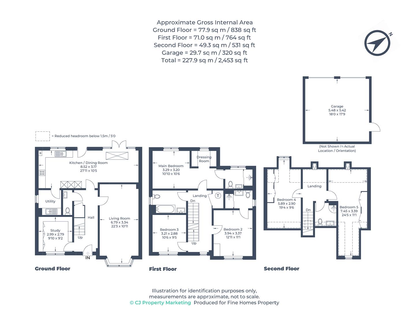 27, Damson Way, Buckinghamshire floorplan
