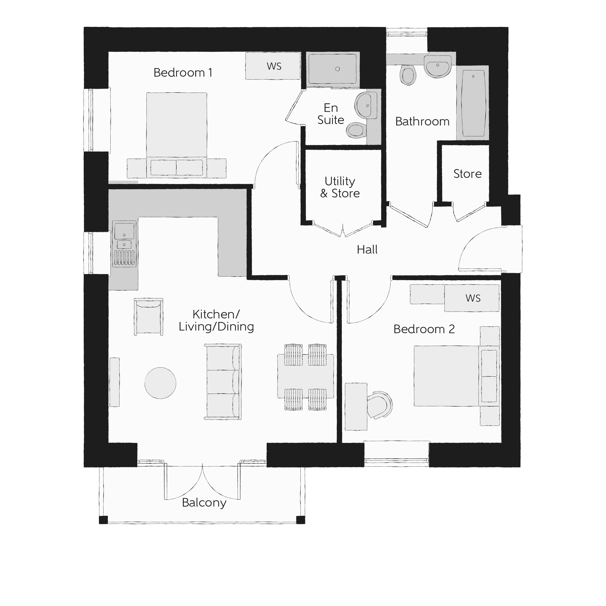 3, Whitecliff, Eastern Quarry, Ebbsfleet floorplan
