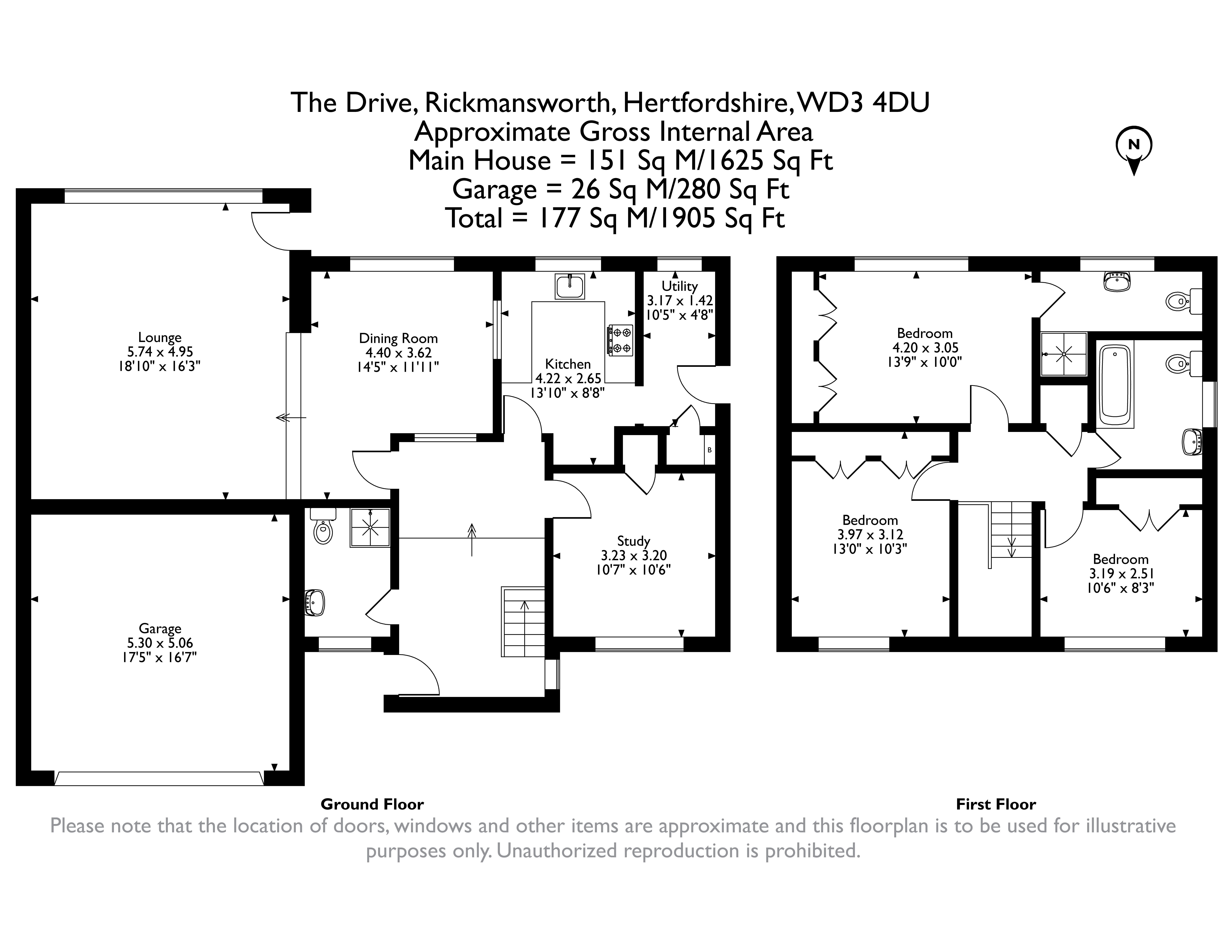 80, The Drive, Rickmansworth floorplan