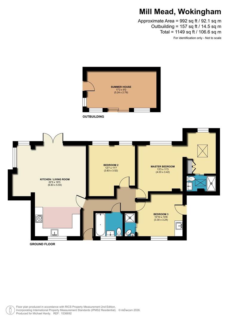 Mill Mead, Wokingham floorplan