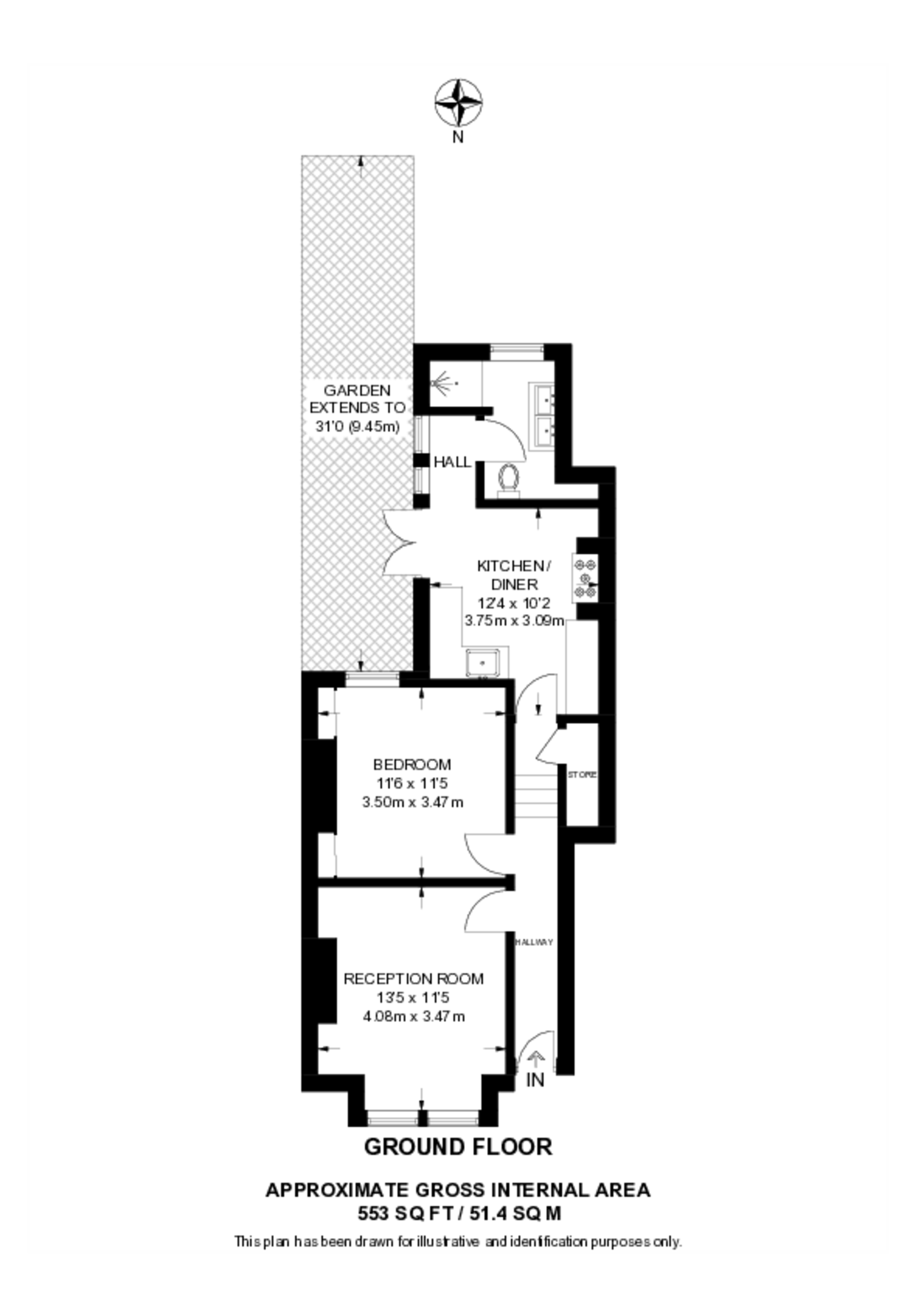 Princess May Road, Stoke Newington floorplan
