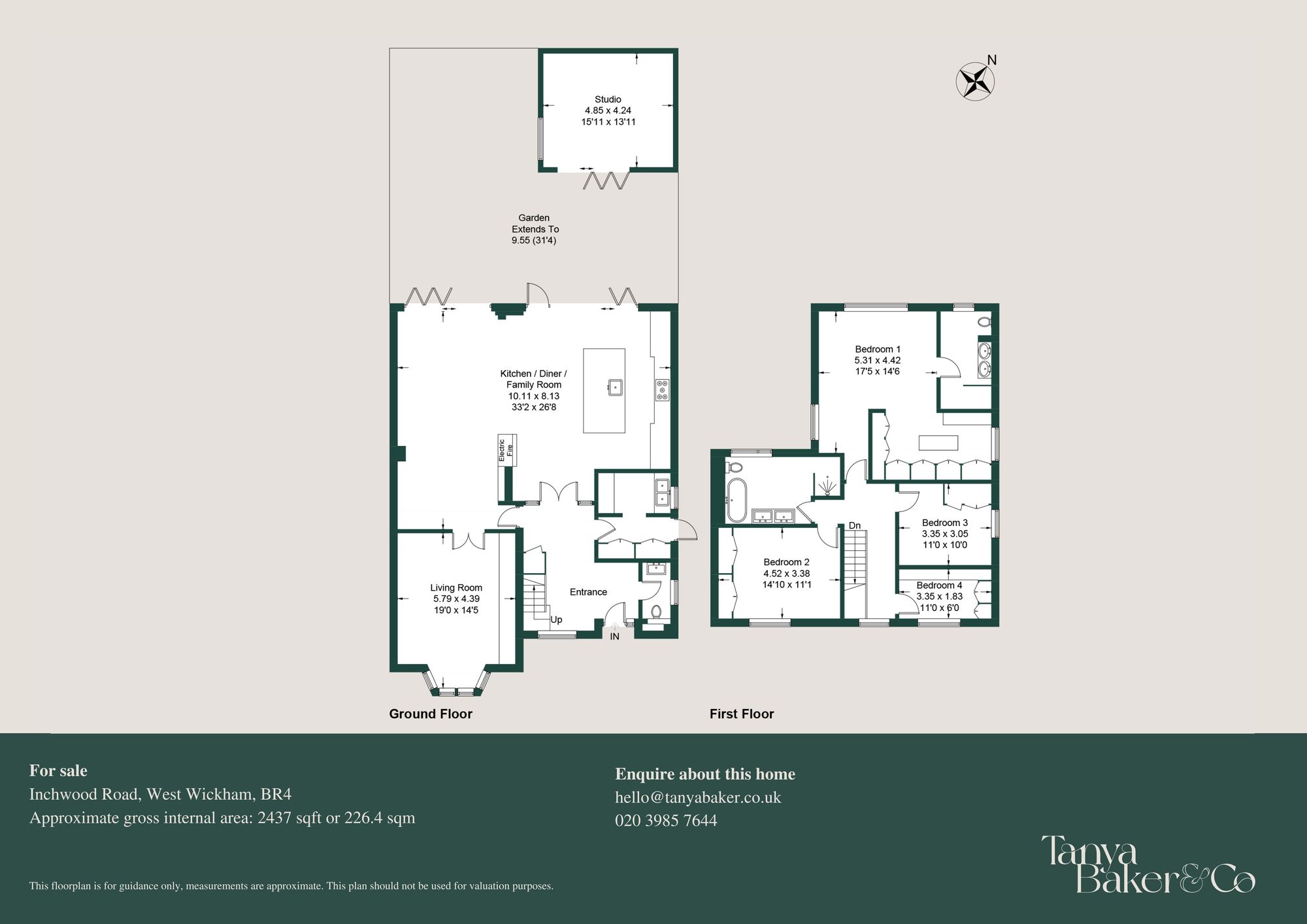 2 Inchwood, West Wickham floorplan