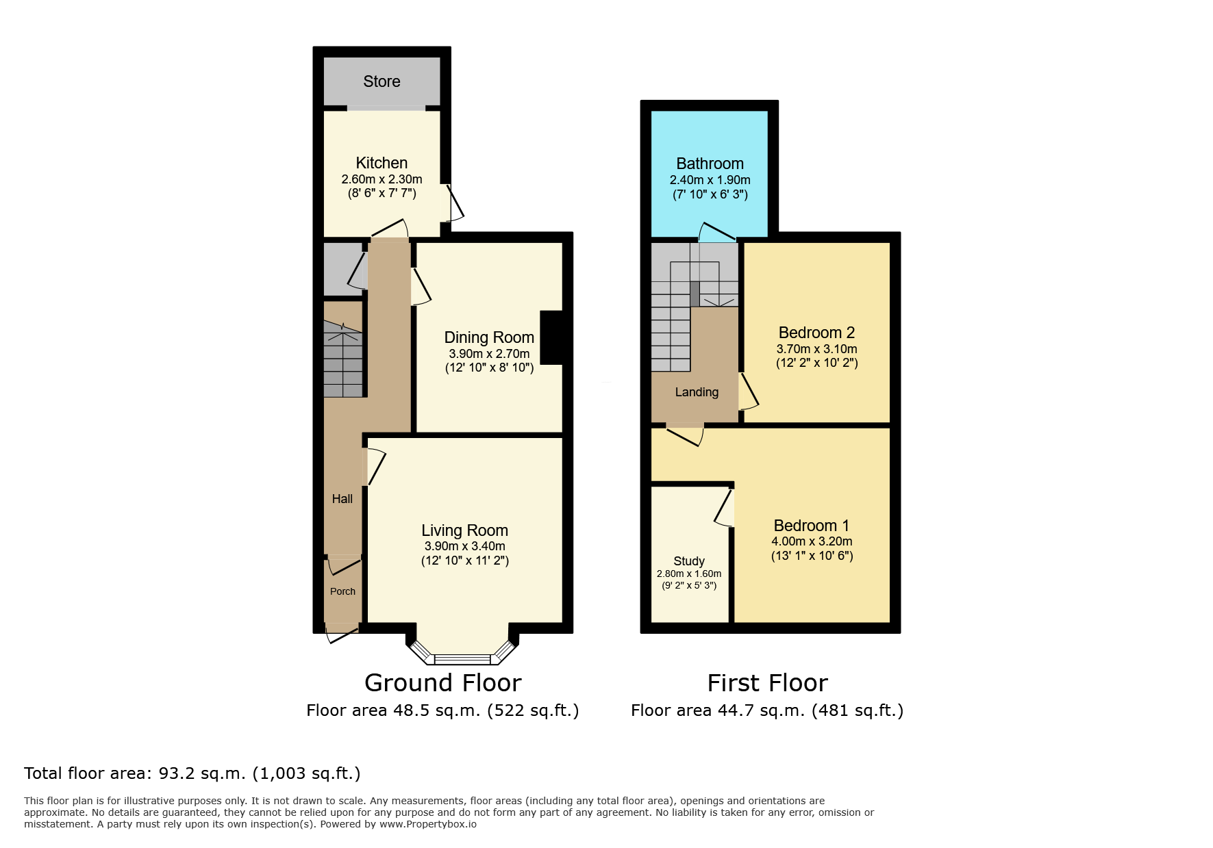 3, Grosvenor Terrace, Consett floorplan
