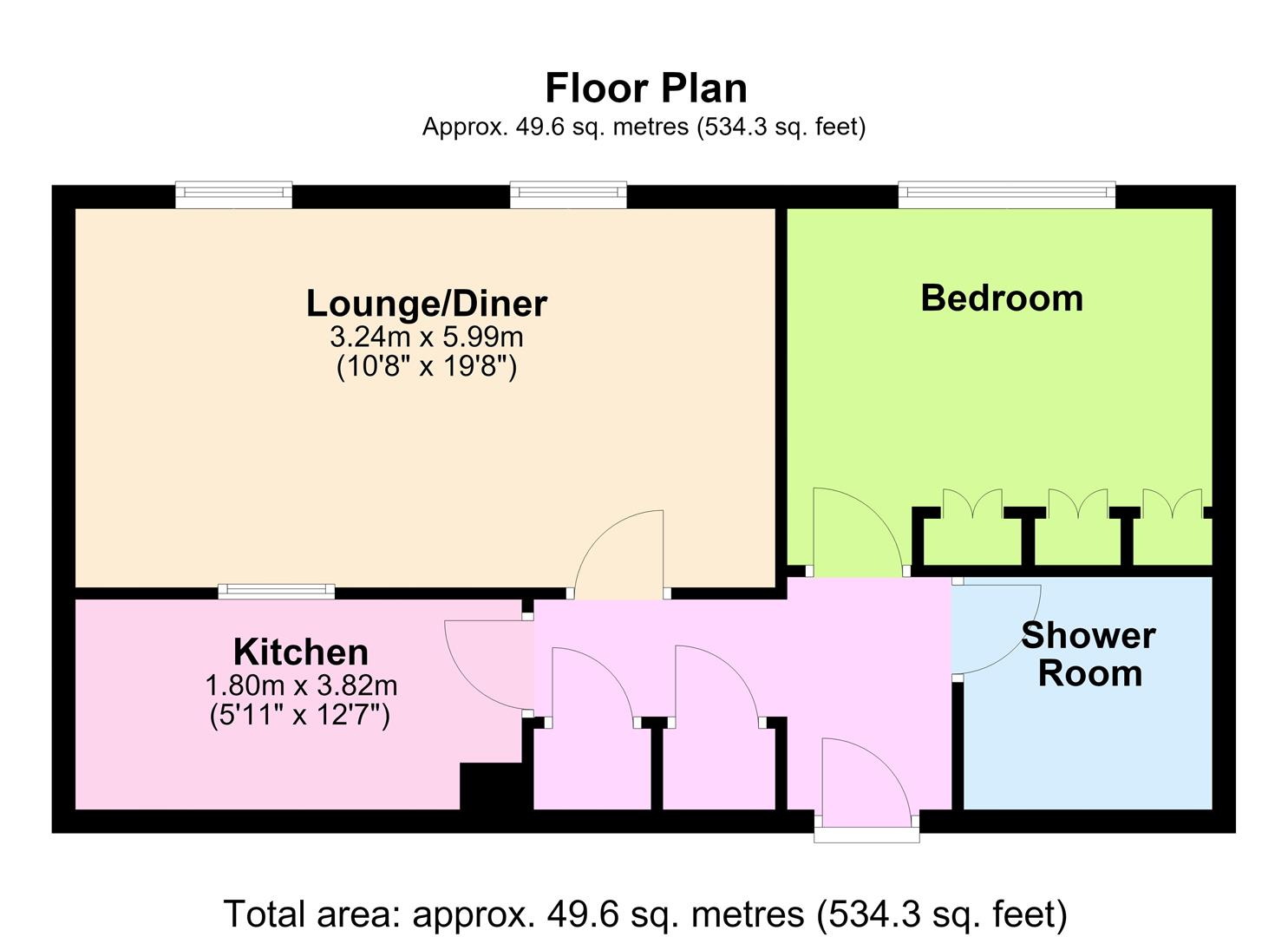 Grand Avenue, Worthing floorplan