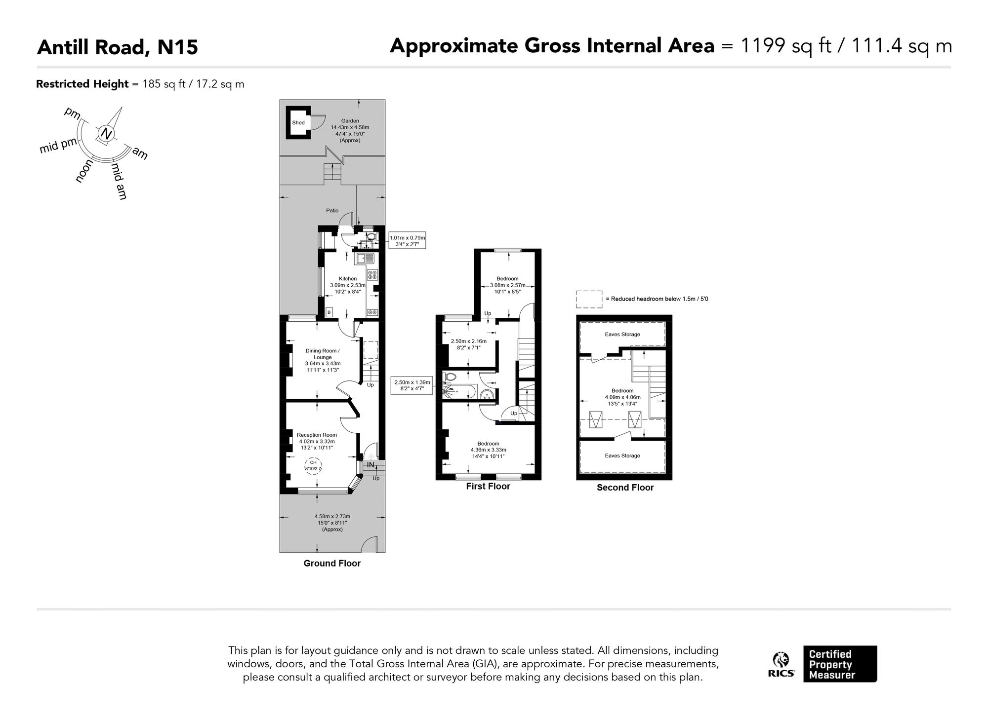 99 Antill Road, London floorplan