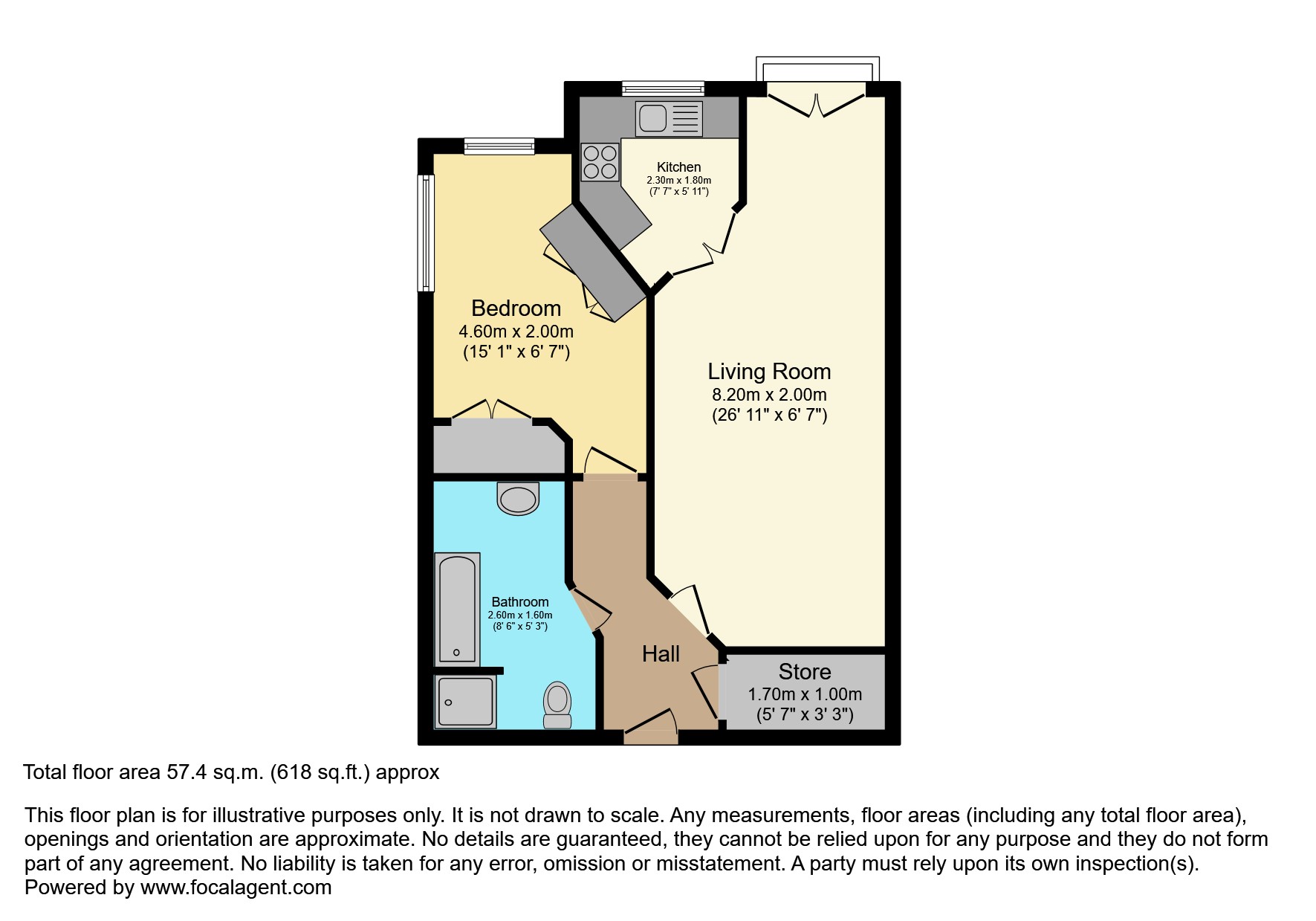 22, Aire Valley Court, Bingley floorplan