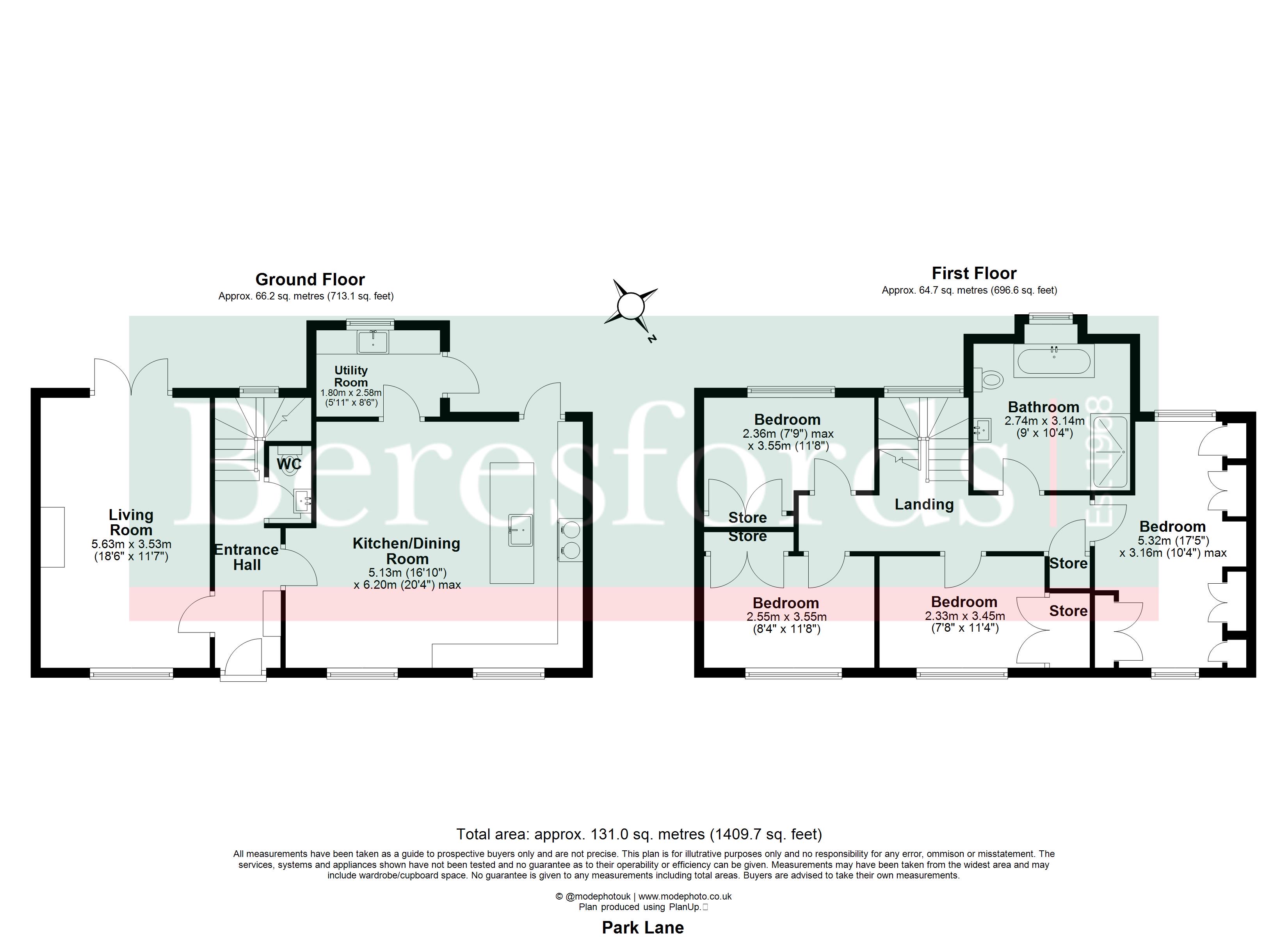 4, Park Lane, Herongate floorplan