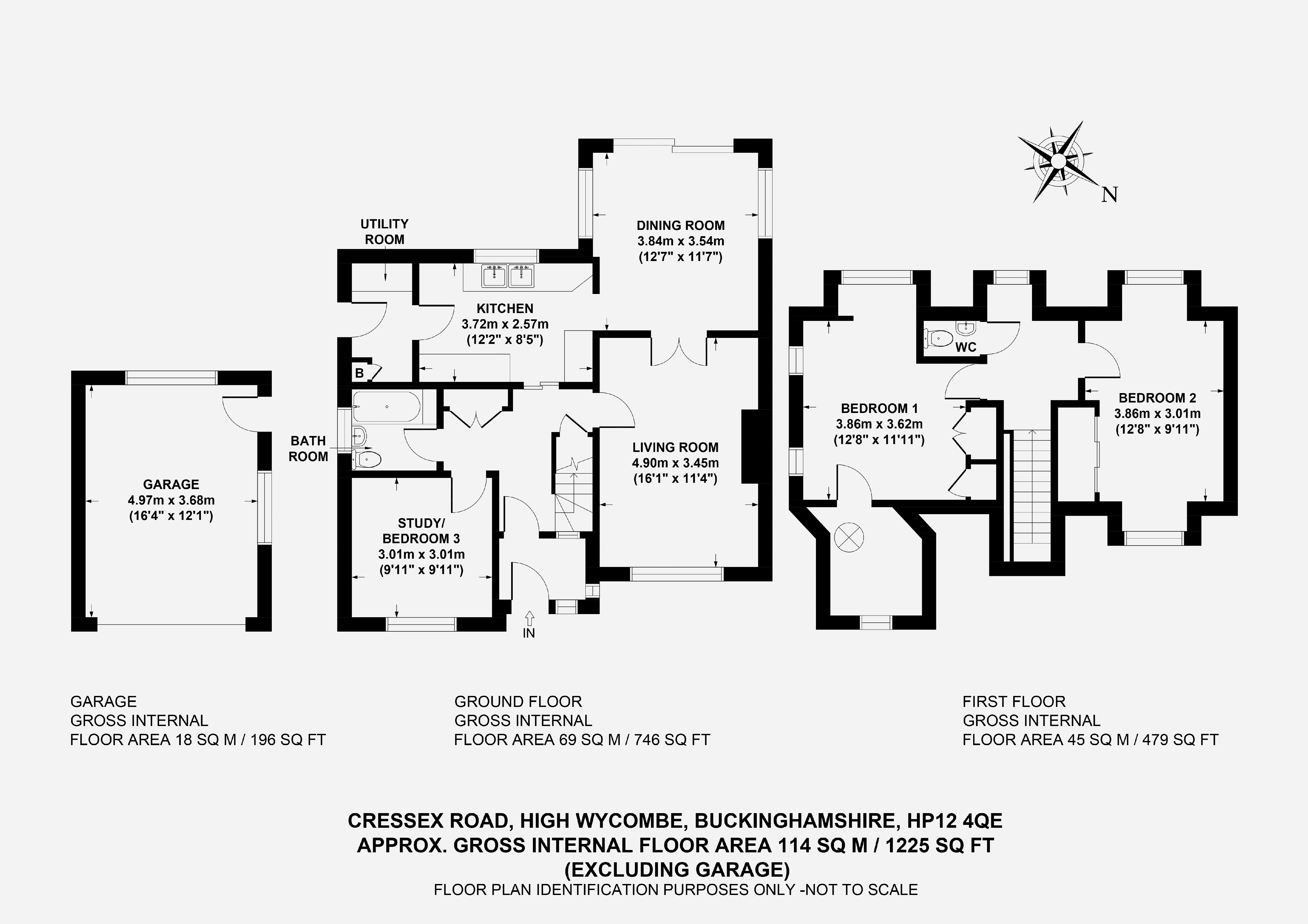 3 Bedrooms Detached house for sale in Cressex Road, High Wycombe HP12