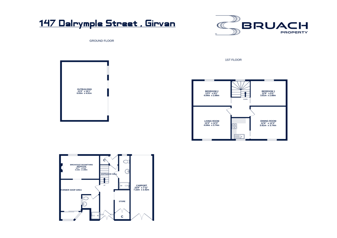 Dalrymple Street, Girvan KA26, 3 bedroom semidetached house for sale