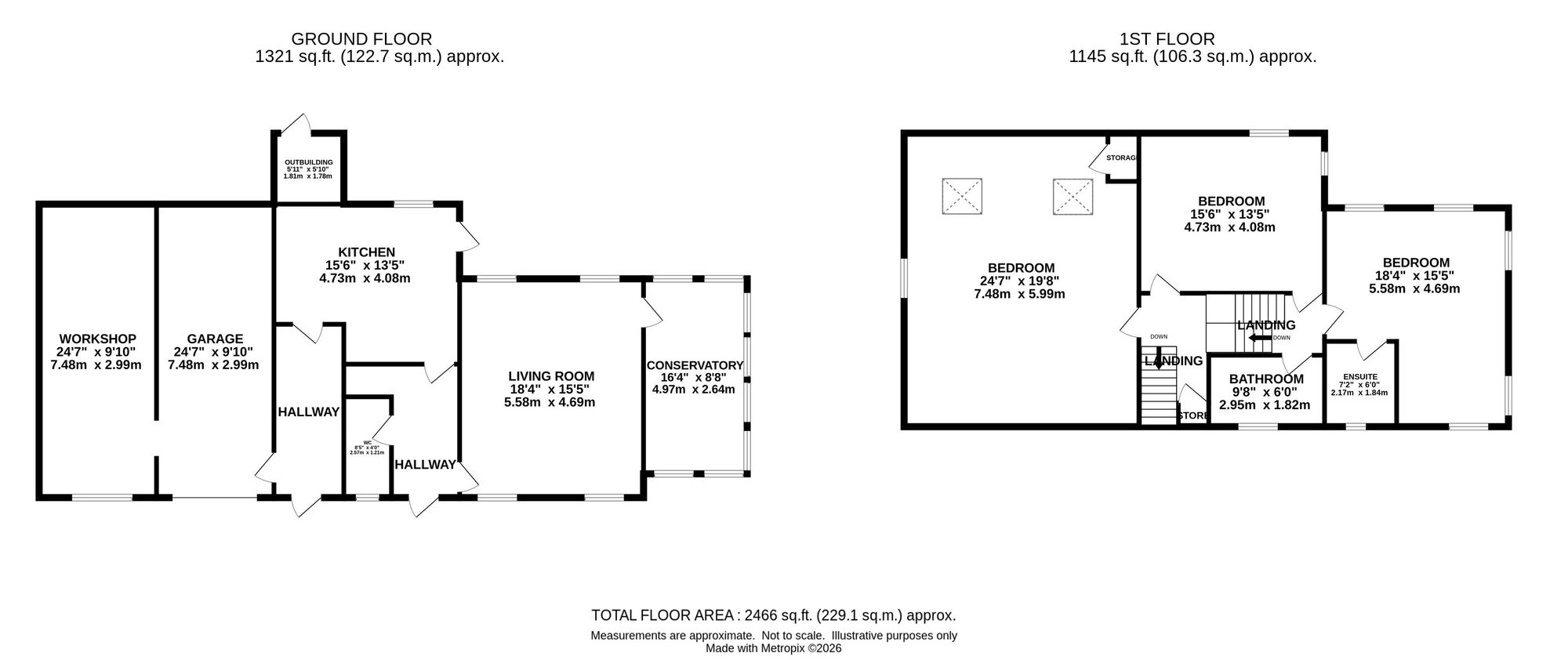 Anderton Cottage, High Peak floorplan
