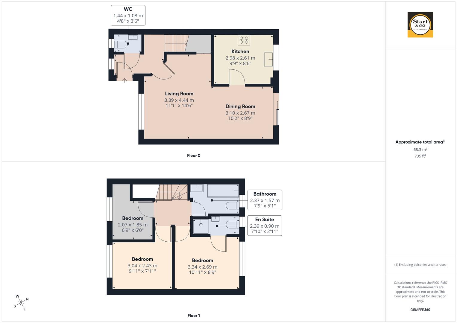 Trevine Meadows, St. Columb floorplan