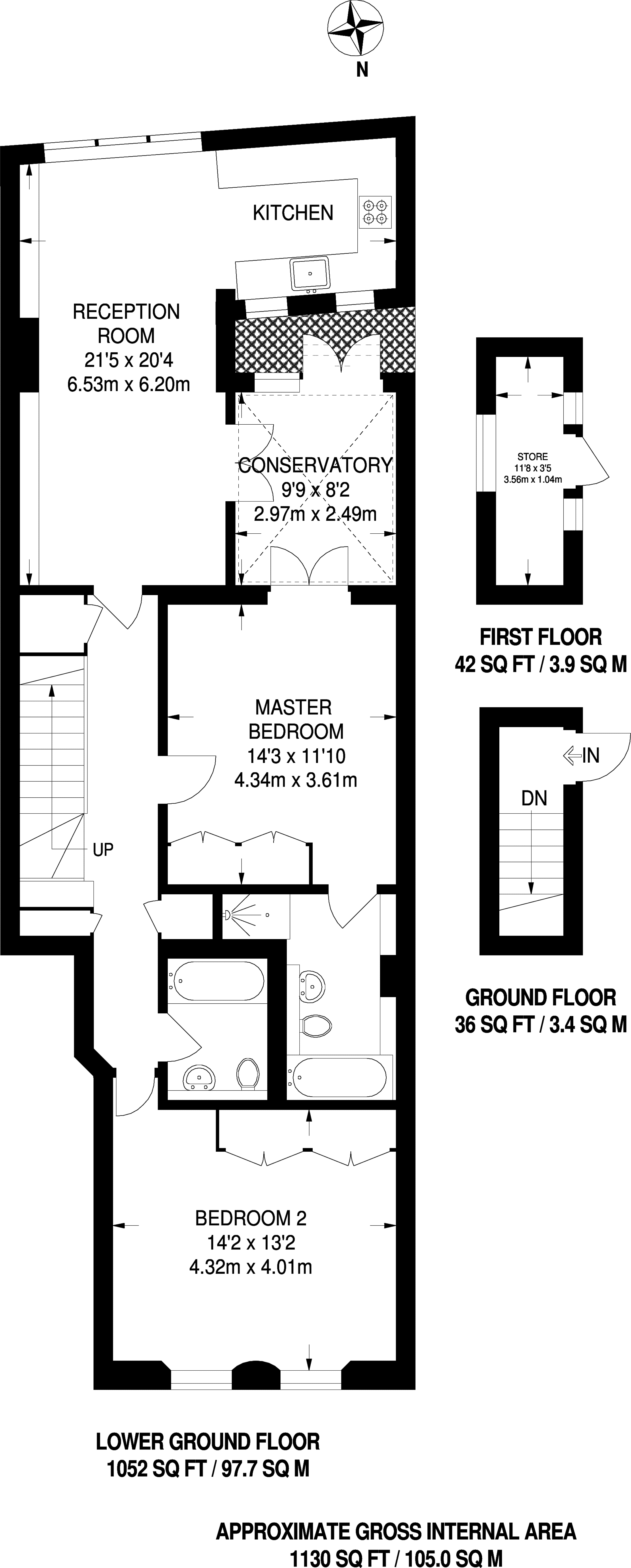 2 Bedrooms Flat to rent in Prince Of Wales Terrace, Kensington W8