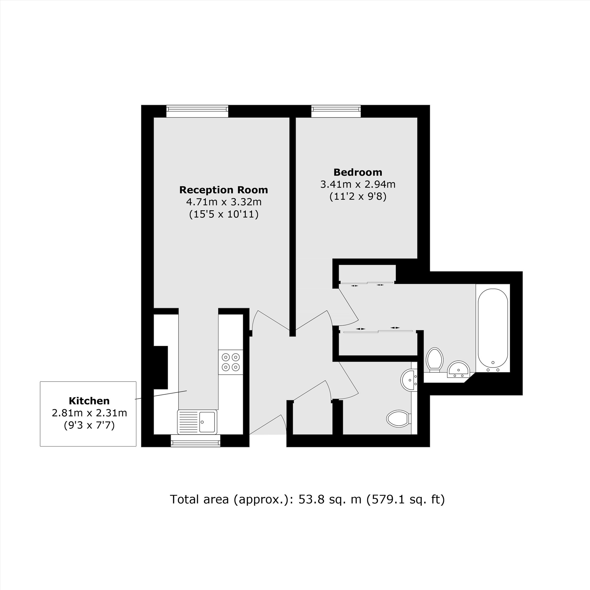 Asher Way, London floorplan