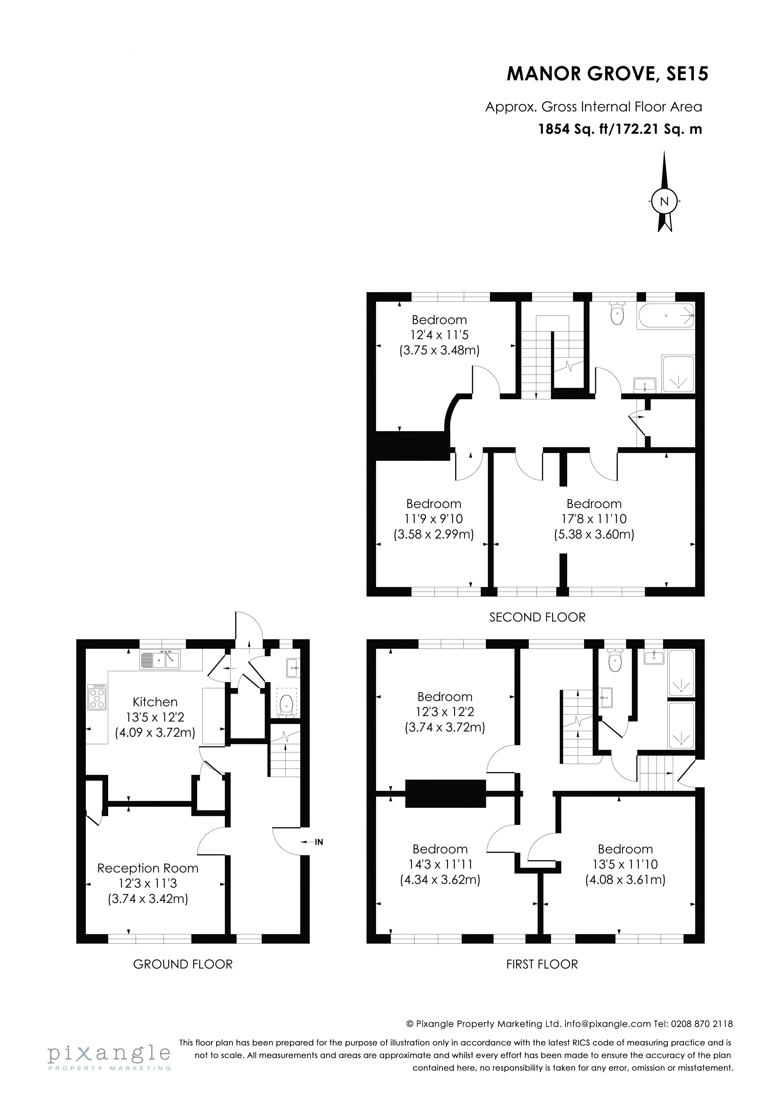 8, Manor Grove, Peckham floorplan