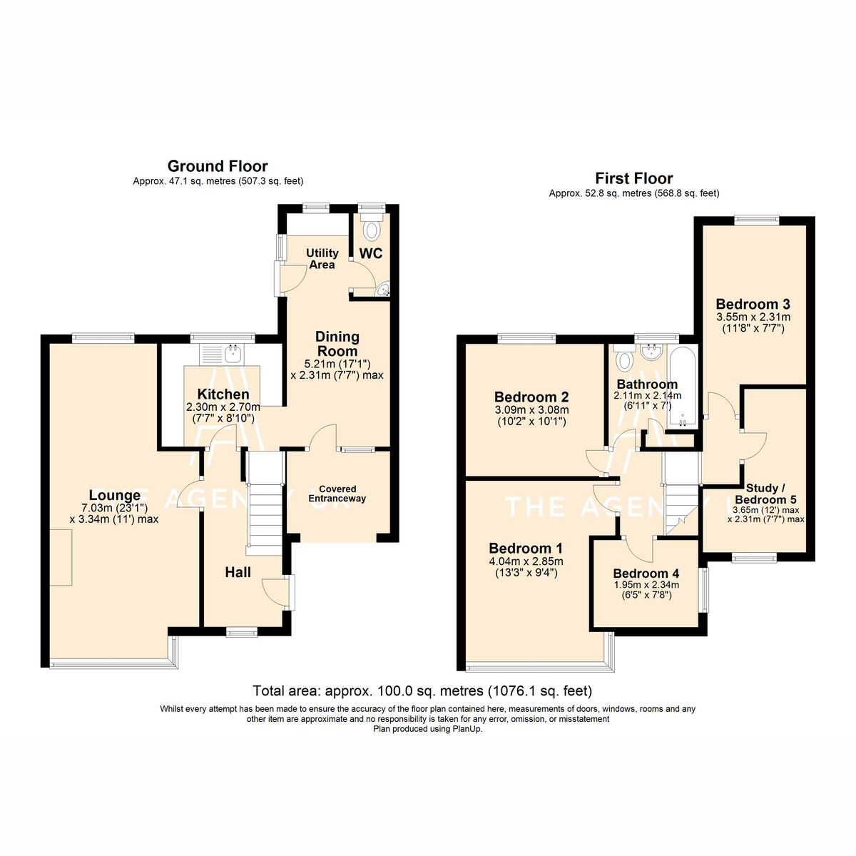 5, Grasmere Grove, Stourport-on-severn floorplan