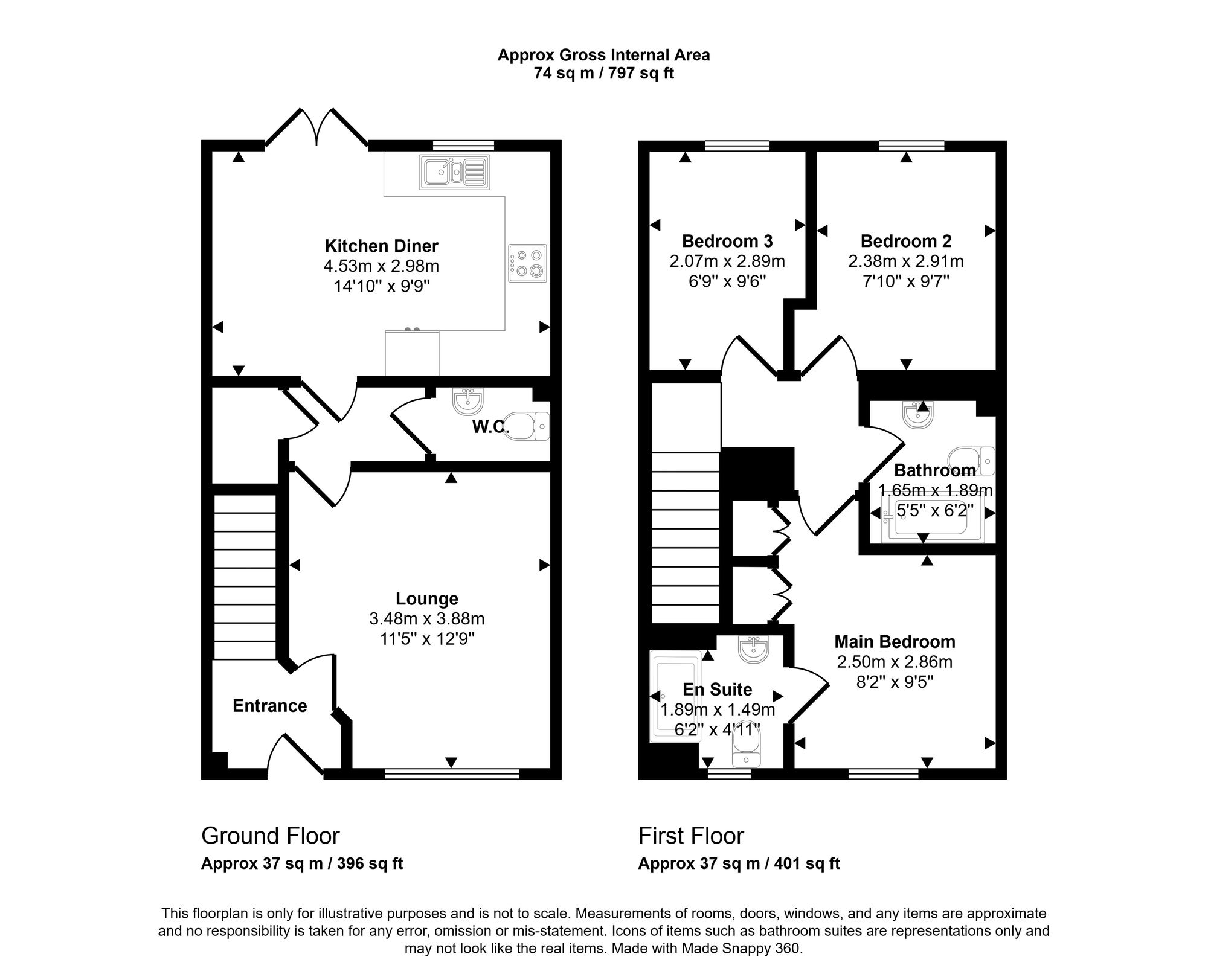 18 Gullick Fold, Wigan floorplan