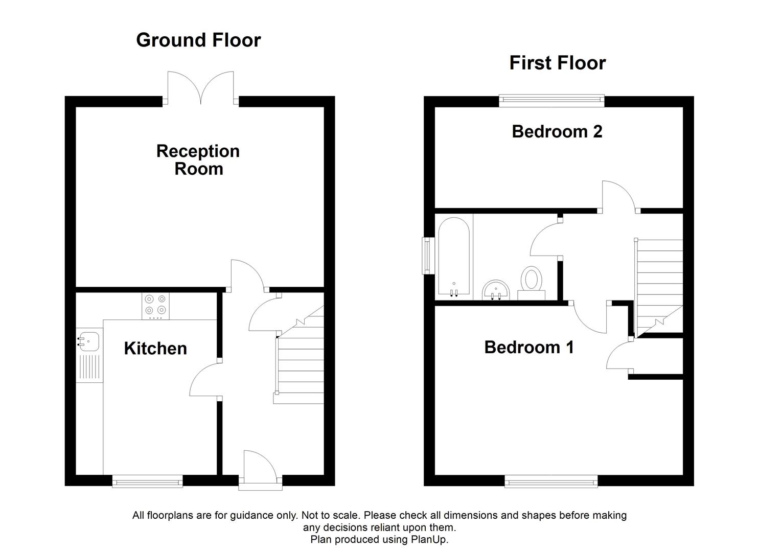 14, Lindisfarne Close, Burnley floorplan