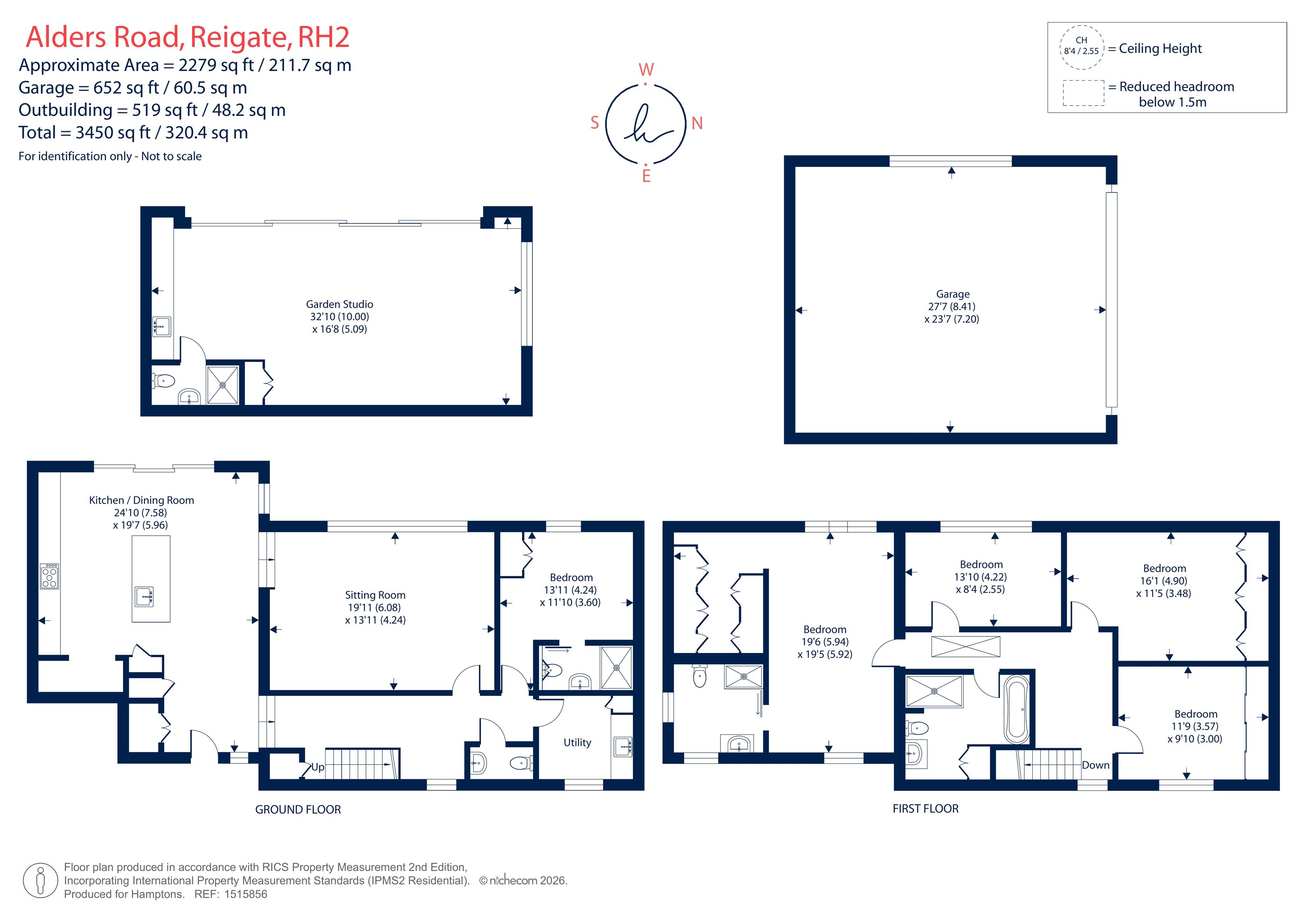Longcroft House, 25, Alders Road, Reigate floorplan