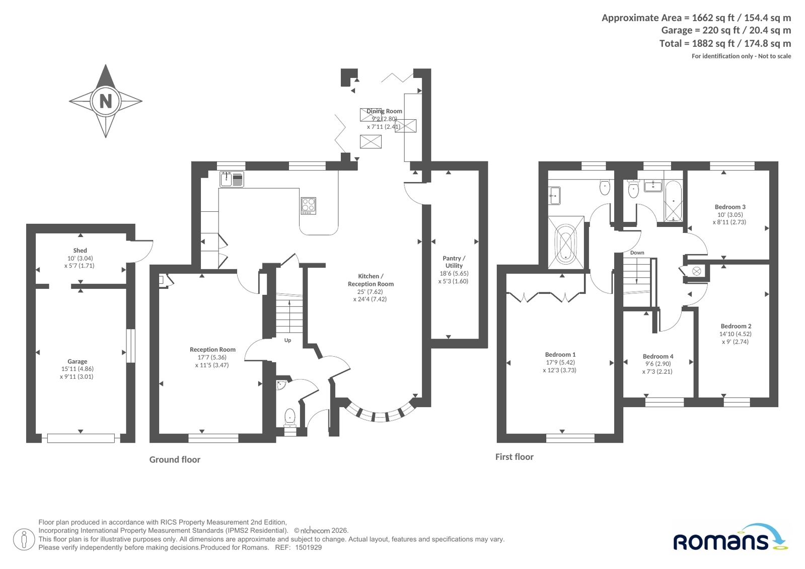 17, Doddington Close, Lower Earley floorplan
