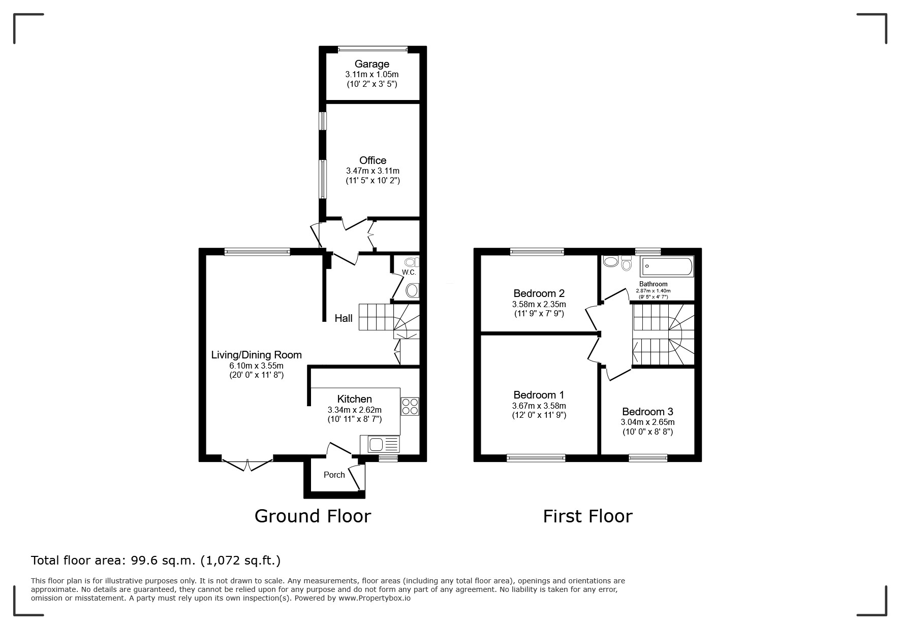 6, Moorside, High Wycombe floorplan