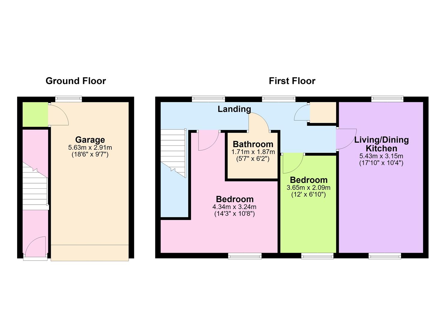 8, Masefield Drive, Earl Shilton floorplan