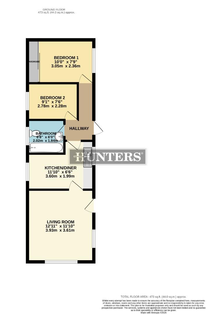 16, Main Avenue, Ashfield Park, Scunthorpe floorplan