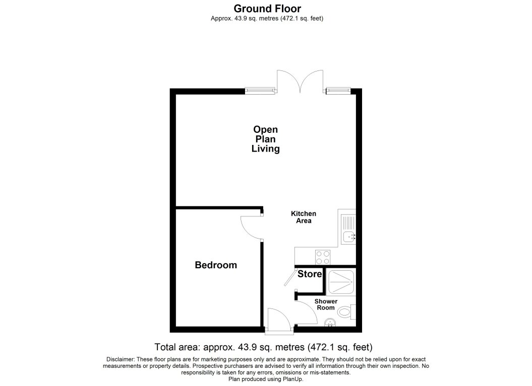 Flat 2, 93, Derby Road, Nottingham floorplan