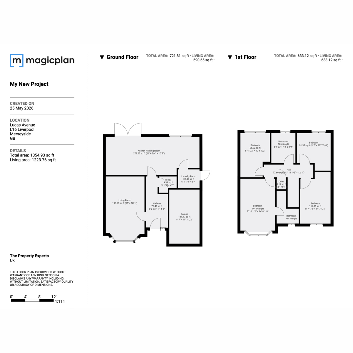 45, Lucas Avenue, Liverpool floorplan