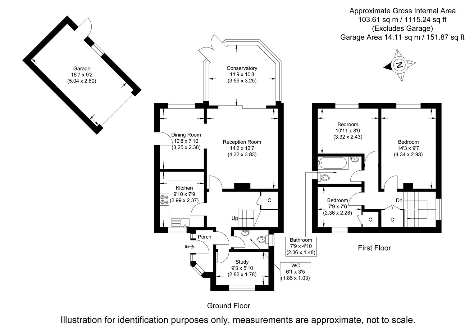 6, Colehills Close, Clavering floorplan