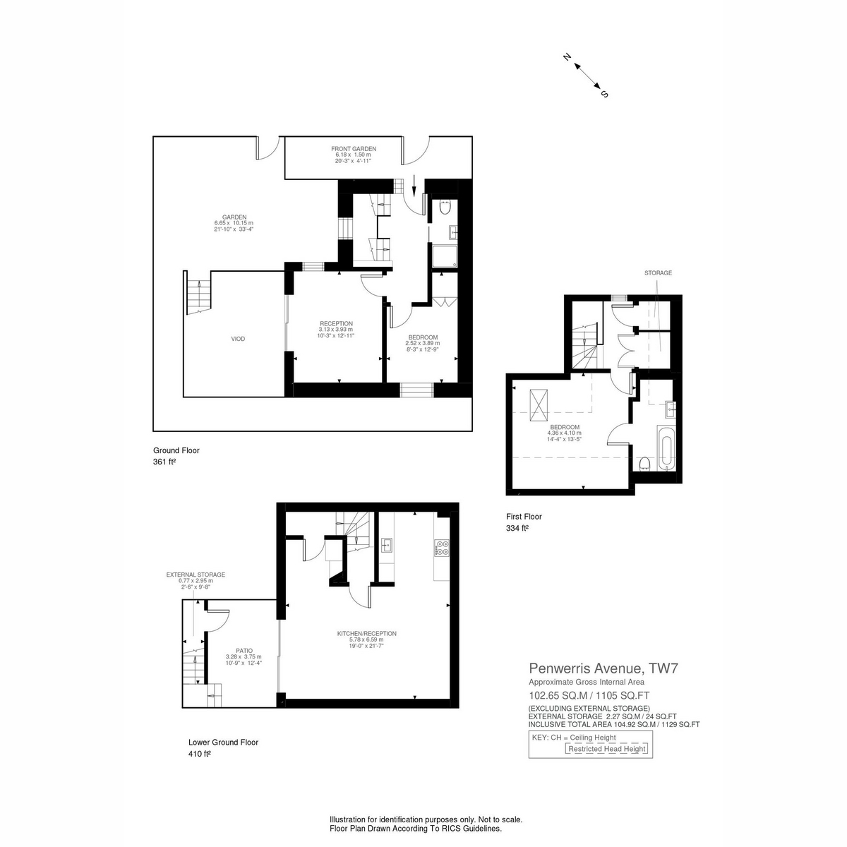 2a, Penwerris Avenue, Isleworth floorplan