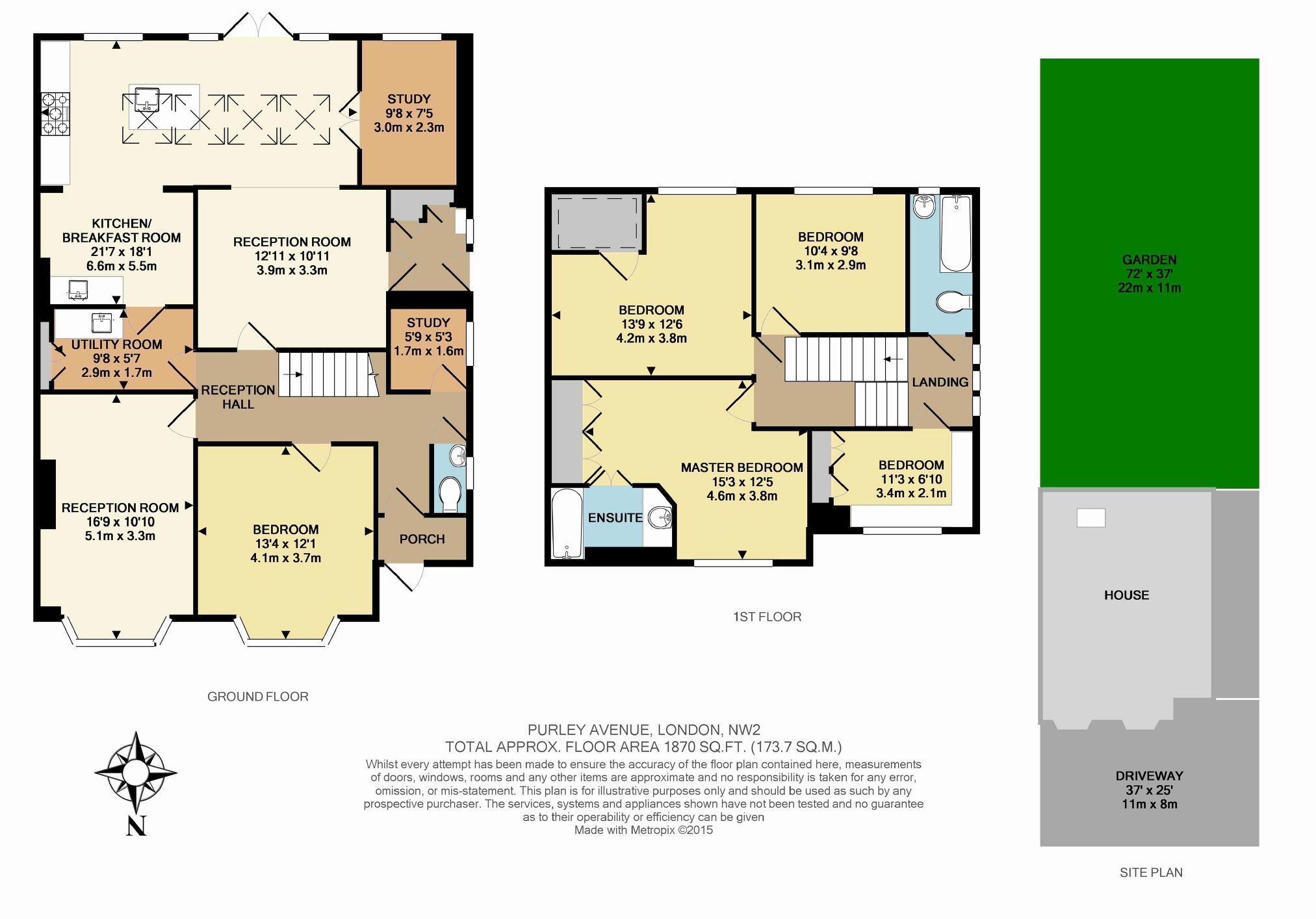 4 Bedrooms Semi-detached house for sale in Purley Avenue, London NW2