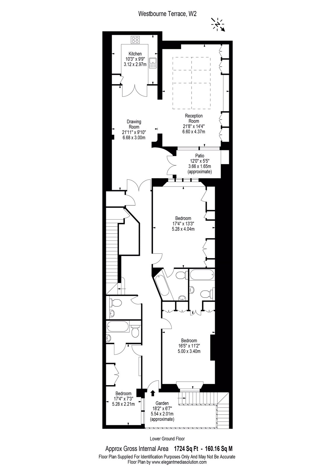 3 Bedrooms Flat for sale in Westbourne Terrace, Lancaster Gate W2