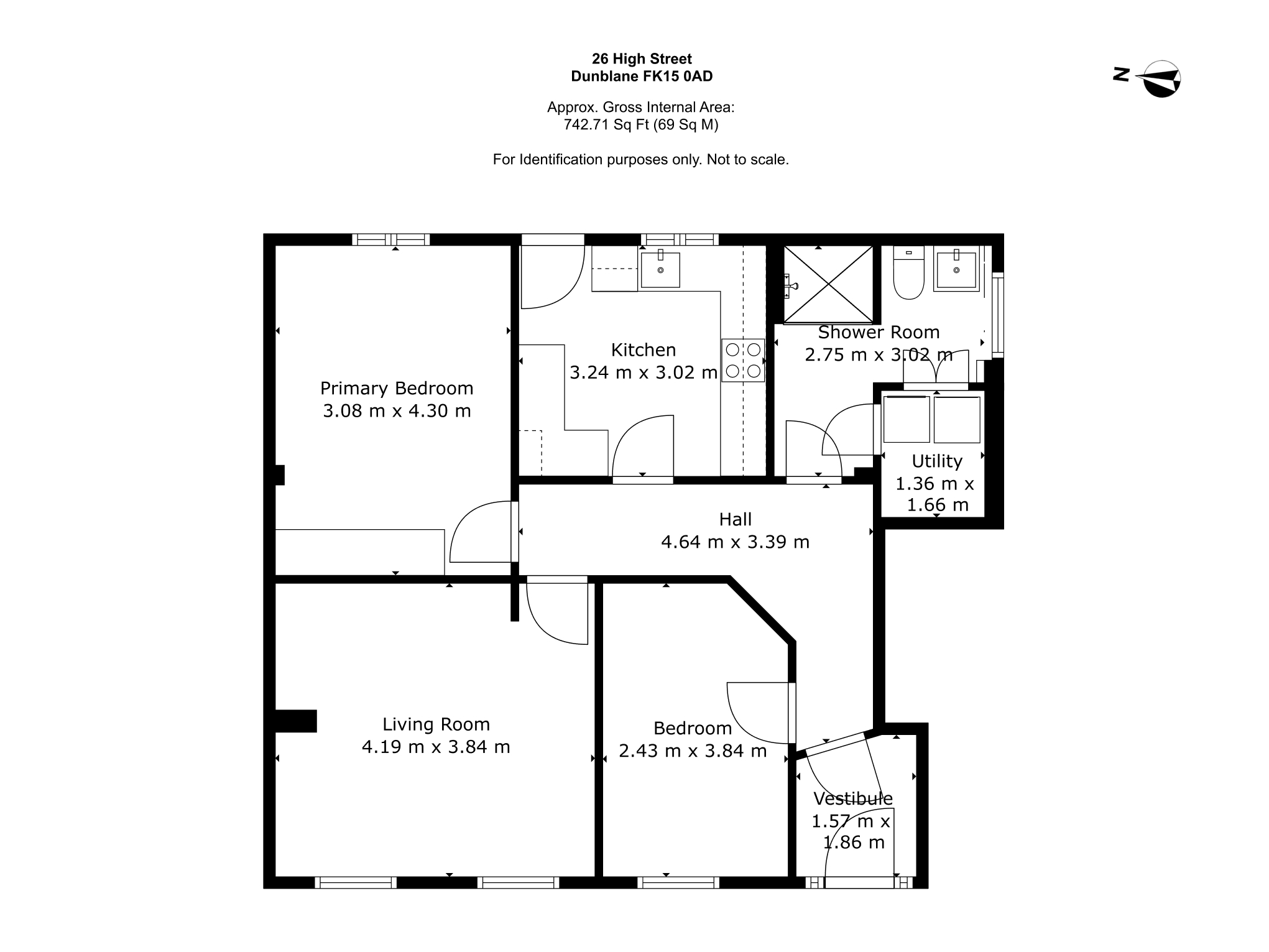 26, High Street, Dunblane floorplan