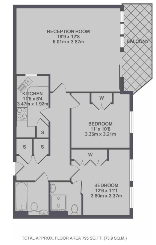 Wards Wharf Approach, London, E16 floorplan