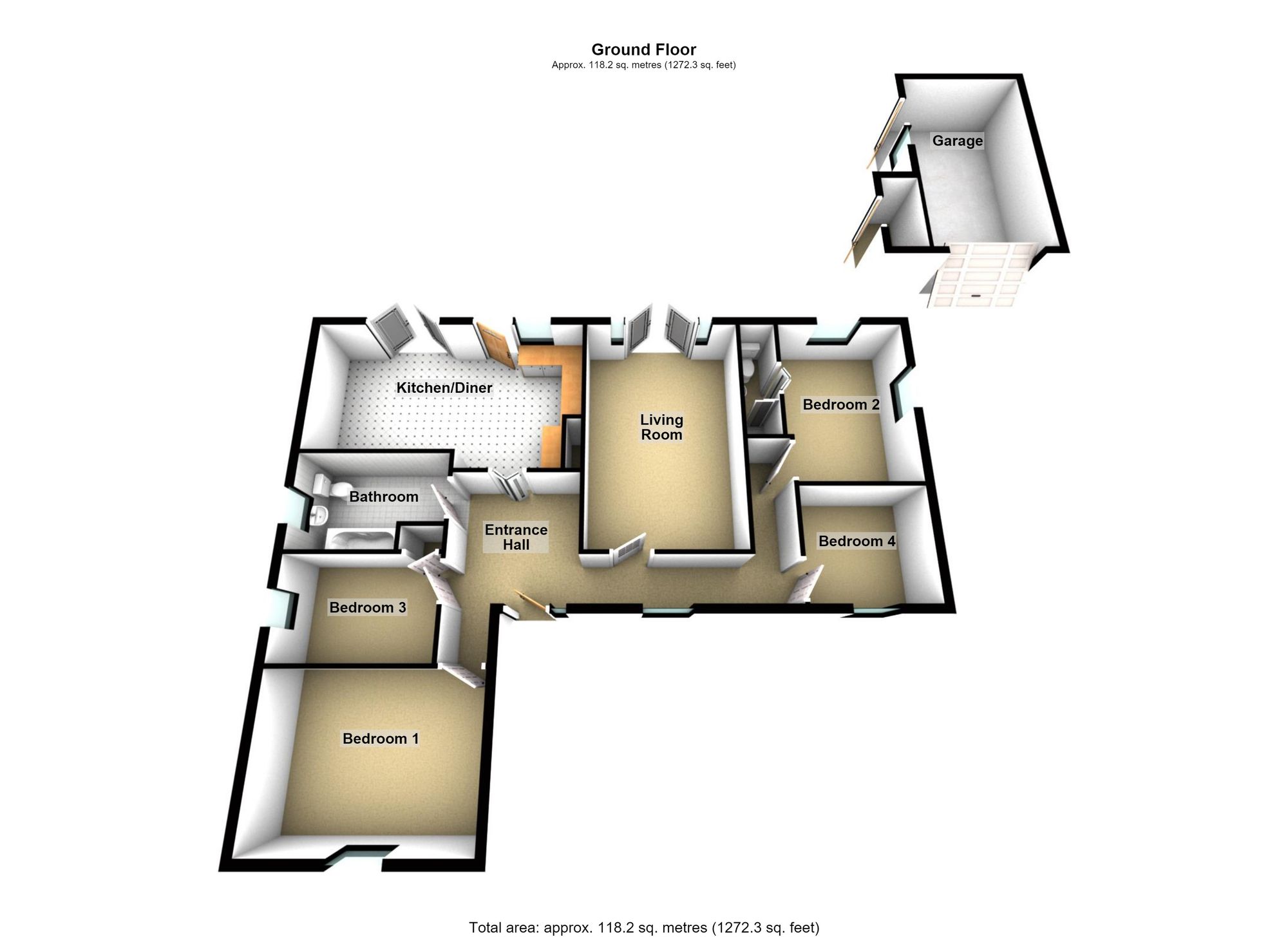 9 Park Close, Doncaster floorplan